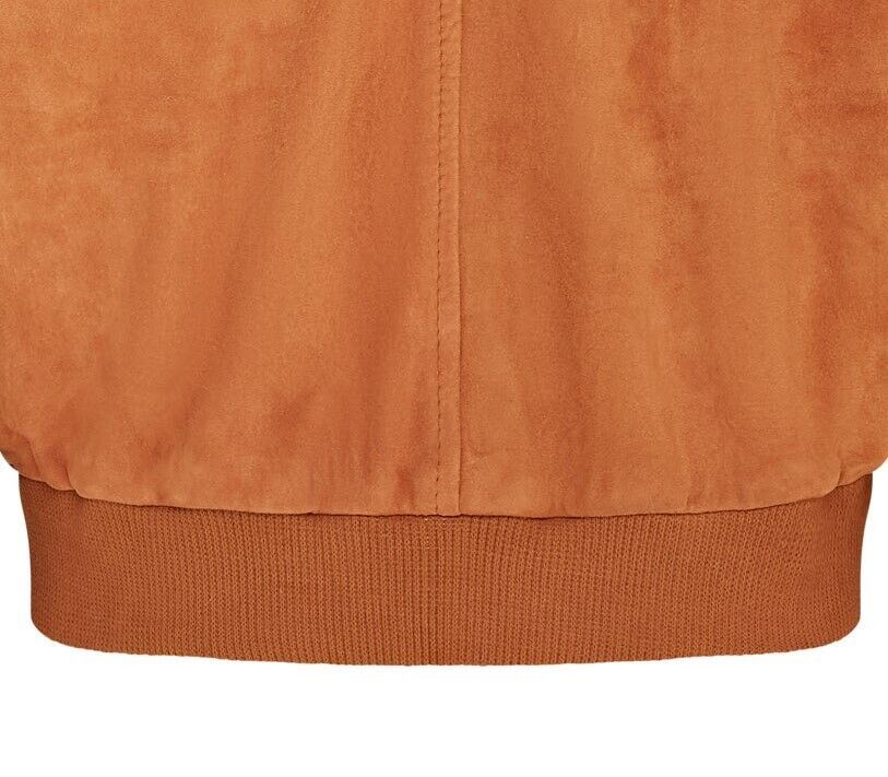 Mens Soft Goat Suede MA-1 Varsity Bomber Jacket - Uxbridge