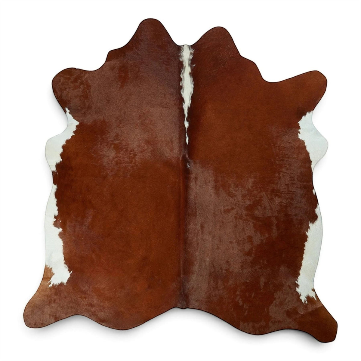 Natural Cow Leather Cowhide Hairon Rug - Hereford