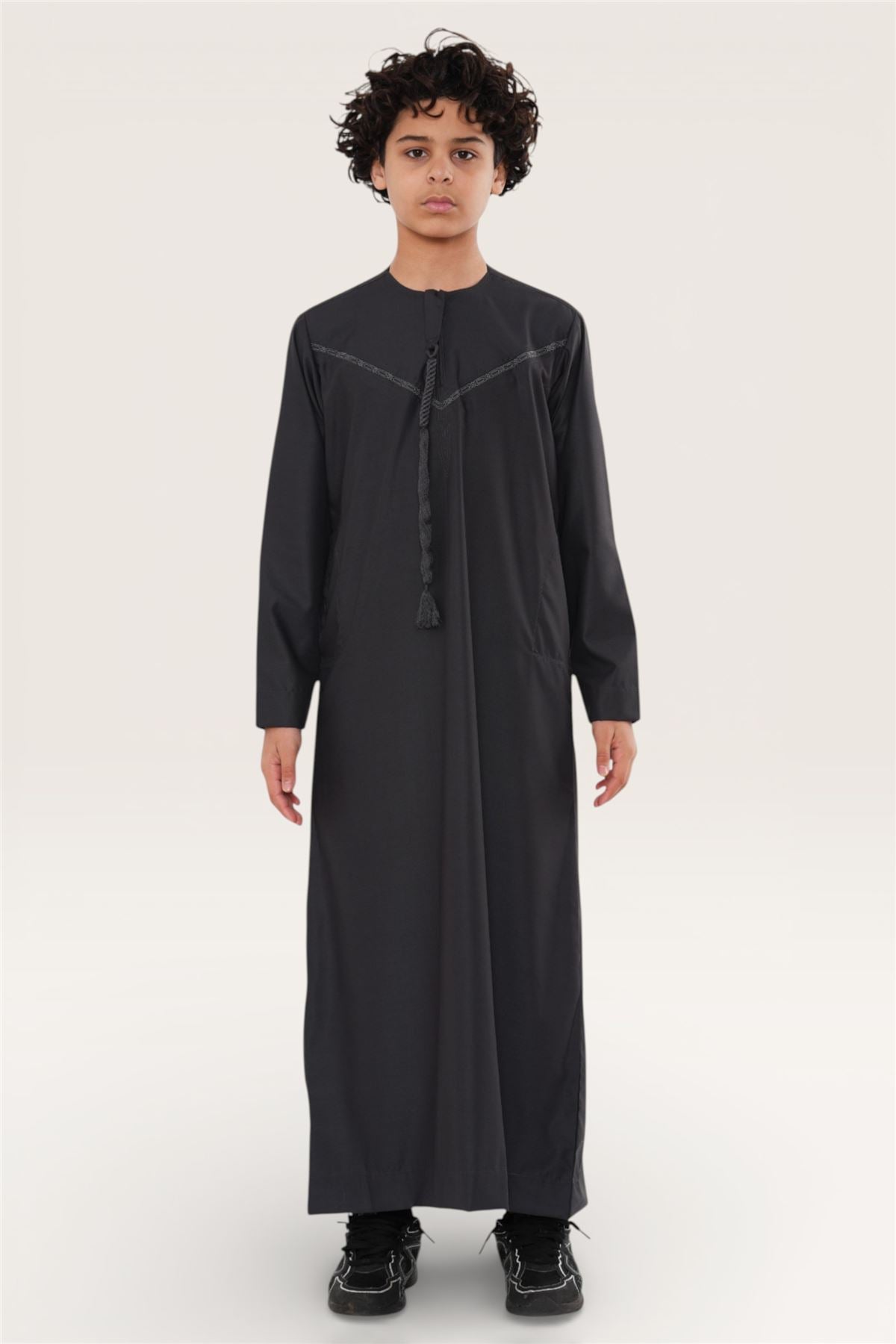 Kids Boys Ramadan Eid Moroccan Jubba Robe Djellaba Thobe - K-TT008