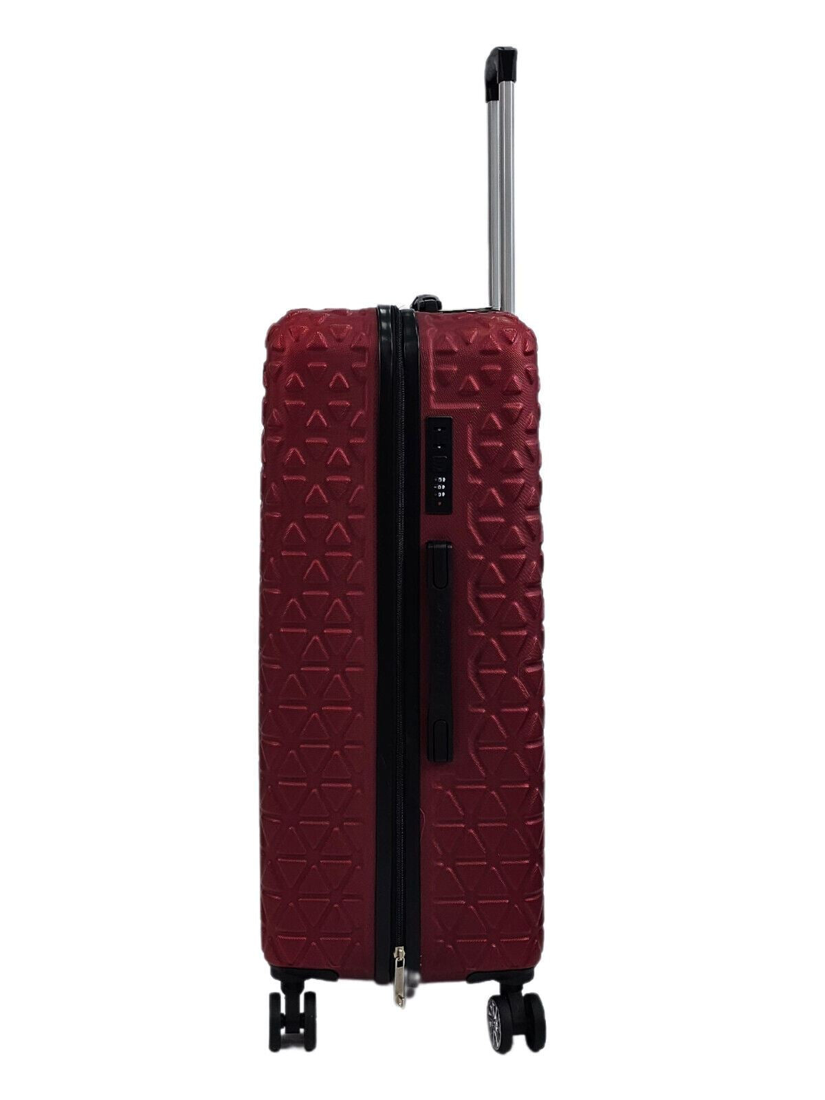 Adamsville Large Hard Shell Suitcase in Burgundy