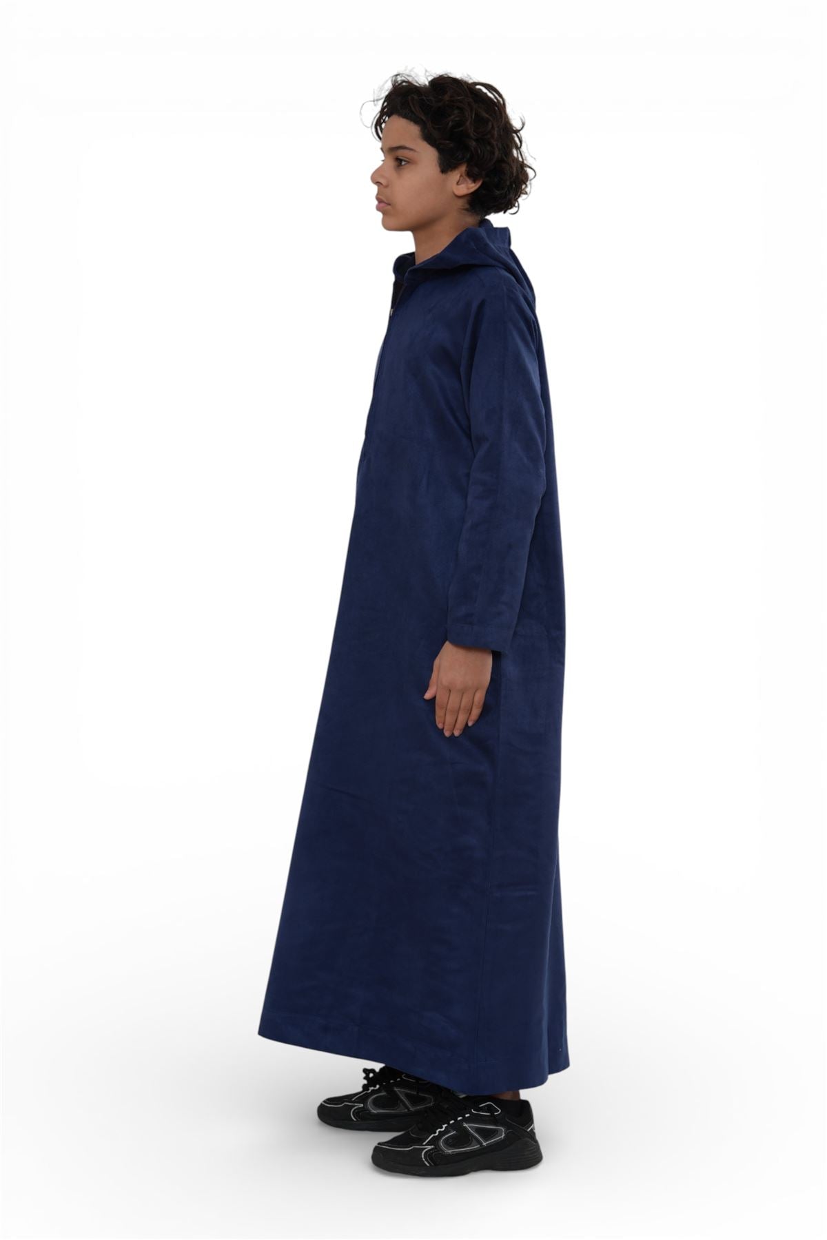 Kids Boys Hooded Eid Moroccan Jubba Robe Ramadan Eid Thobe - K-HM12