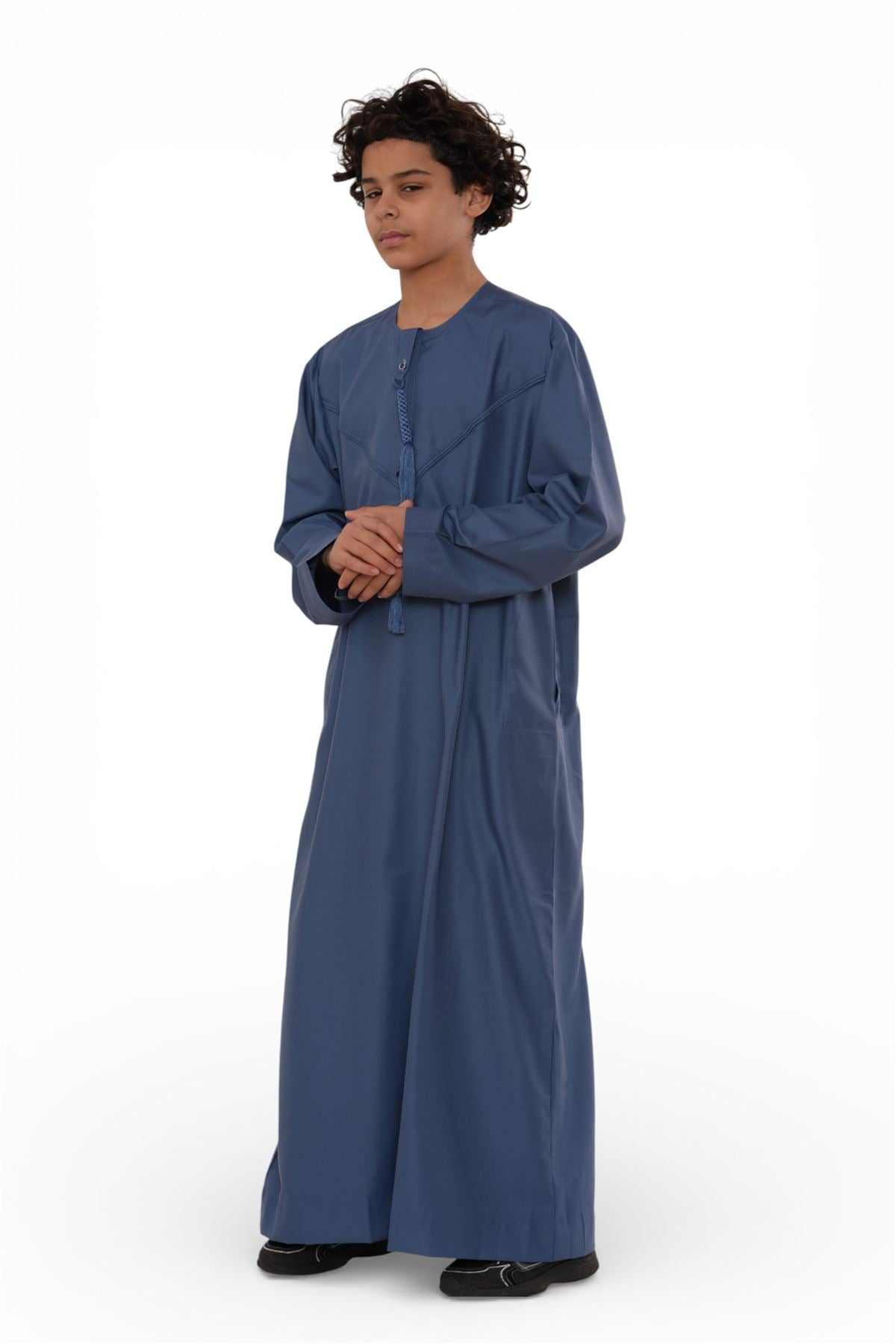Kids Boys Eid Moroccan Jubba Robe Djellaba Ramadan Eid Thobe - K-HM11