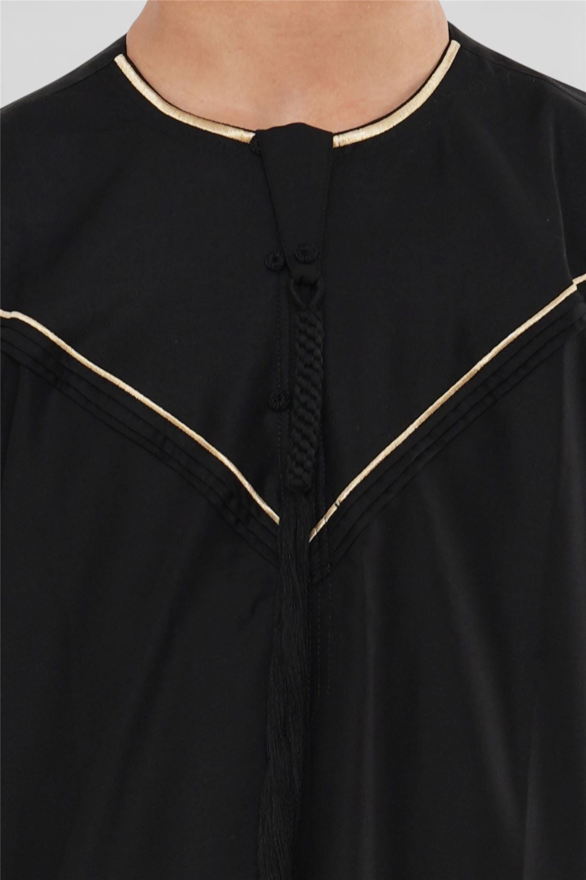 Kids Boys Ramadan Moroccan Jubba Robe Djellaba Eid Thobe - K-TT-006