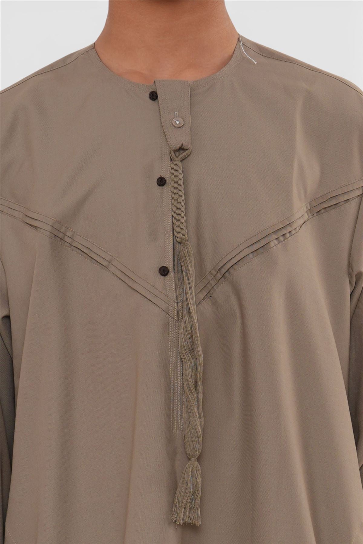 Kids Boys Eid Moroccan Jubba Robe Djellaba Ramadan Eid Thobe - K-HM11