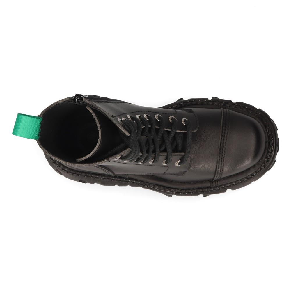 New Rock Vegan Leather Combat Platform Boots- TANKMILI083C-V2