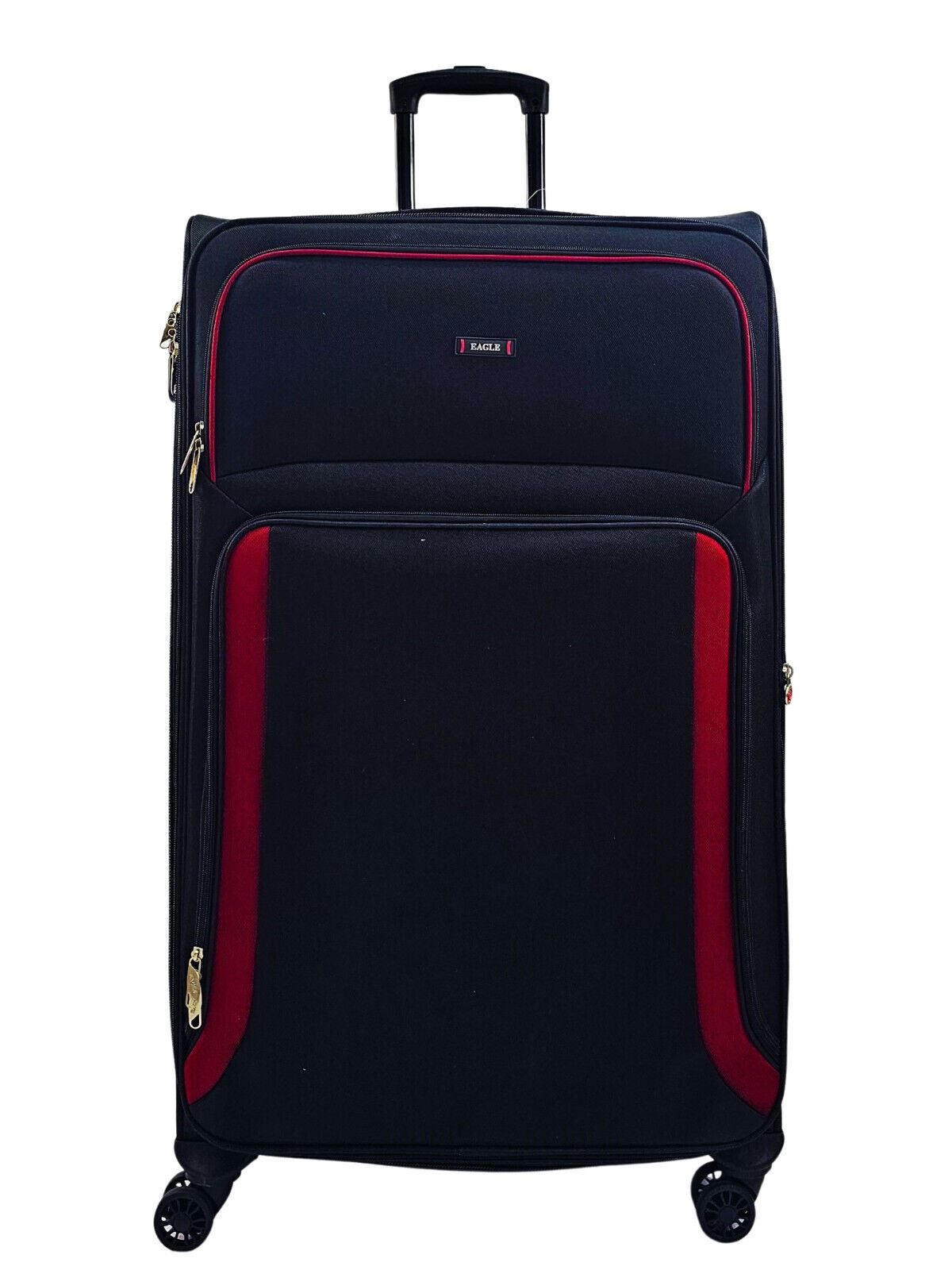 Ashland Extra Large Soft Shell Suitcase in Black