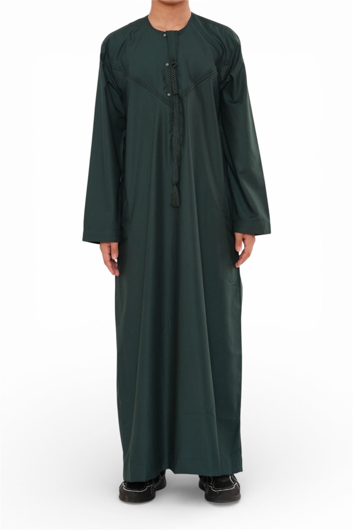 Kids Boys Eid Moroccan Jubba Robe Djellaba Ramadan Eid Thobe - K-HM11