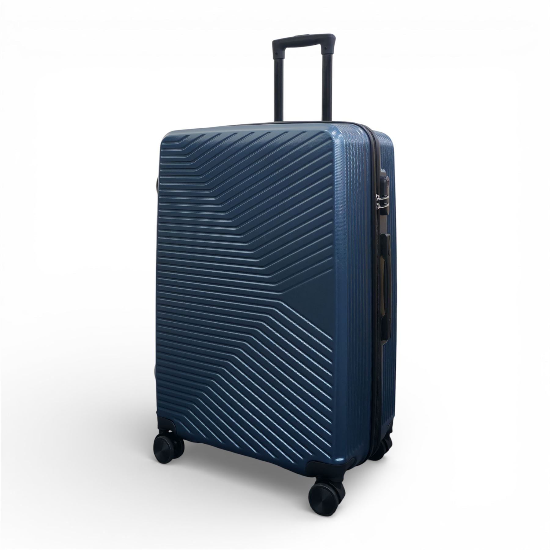 Junee Large Hard Shell Suitcase in Blue
