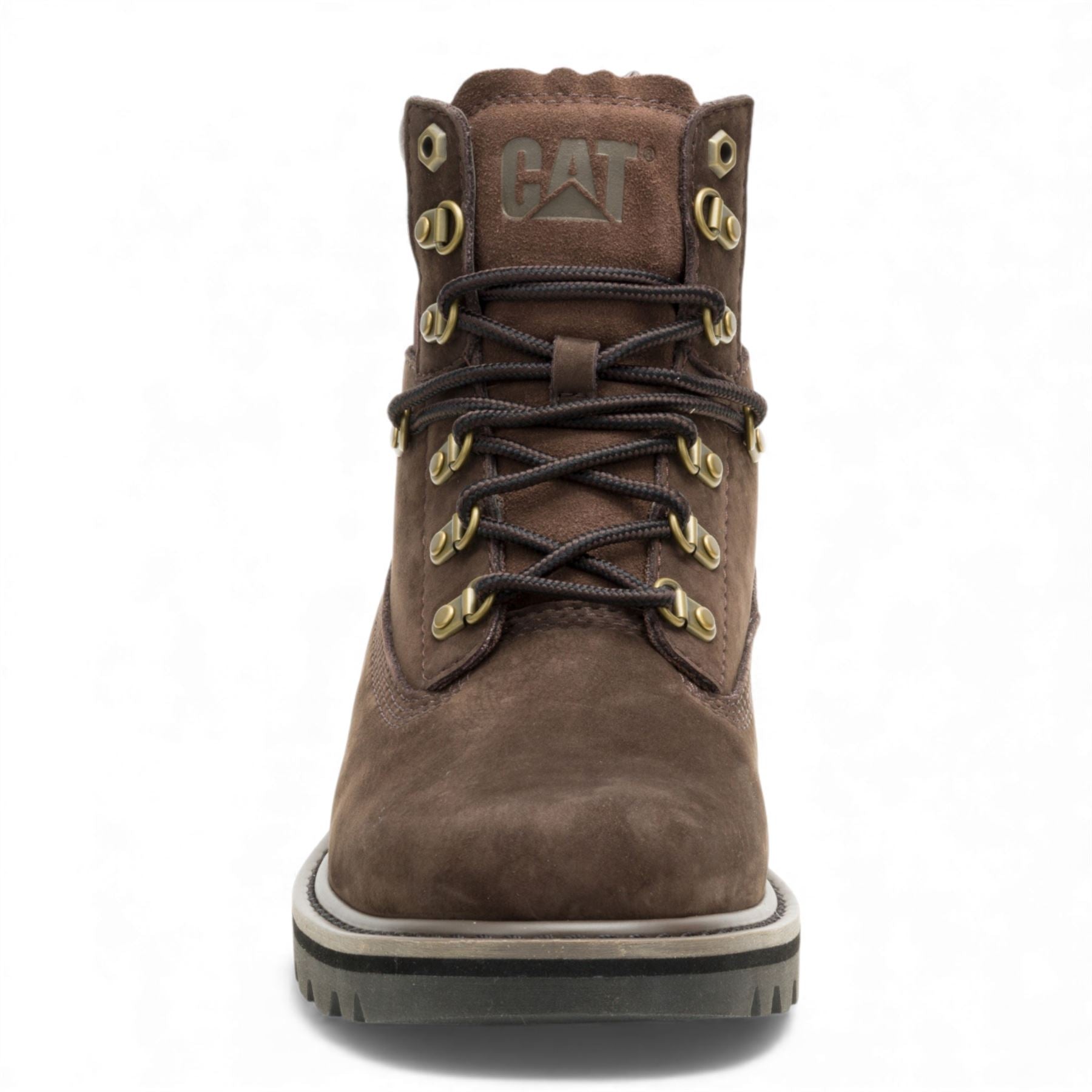 CAT (Caterpillar) Waterproof Colorado 2.0 Hiker Dark Brown Leather Walking Ankle Boots