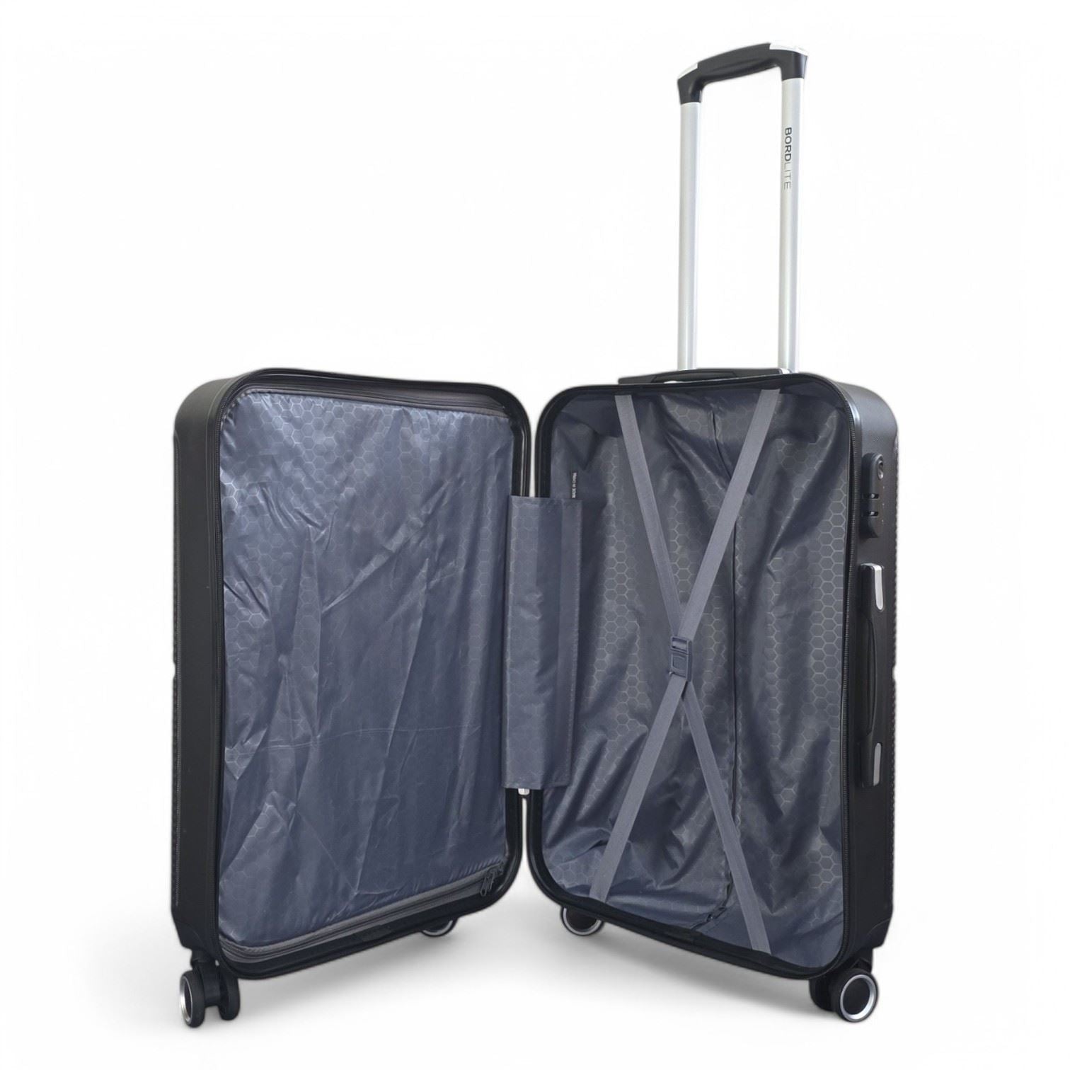 Seto Cabin Hard Shell Suitcase in Black
