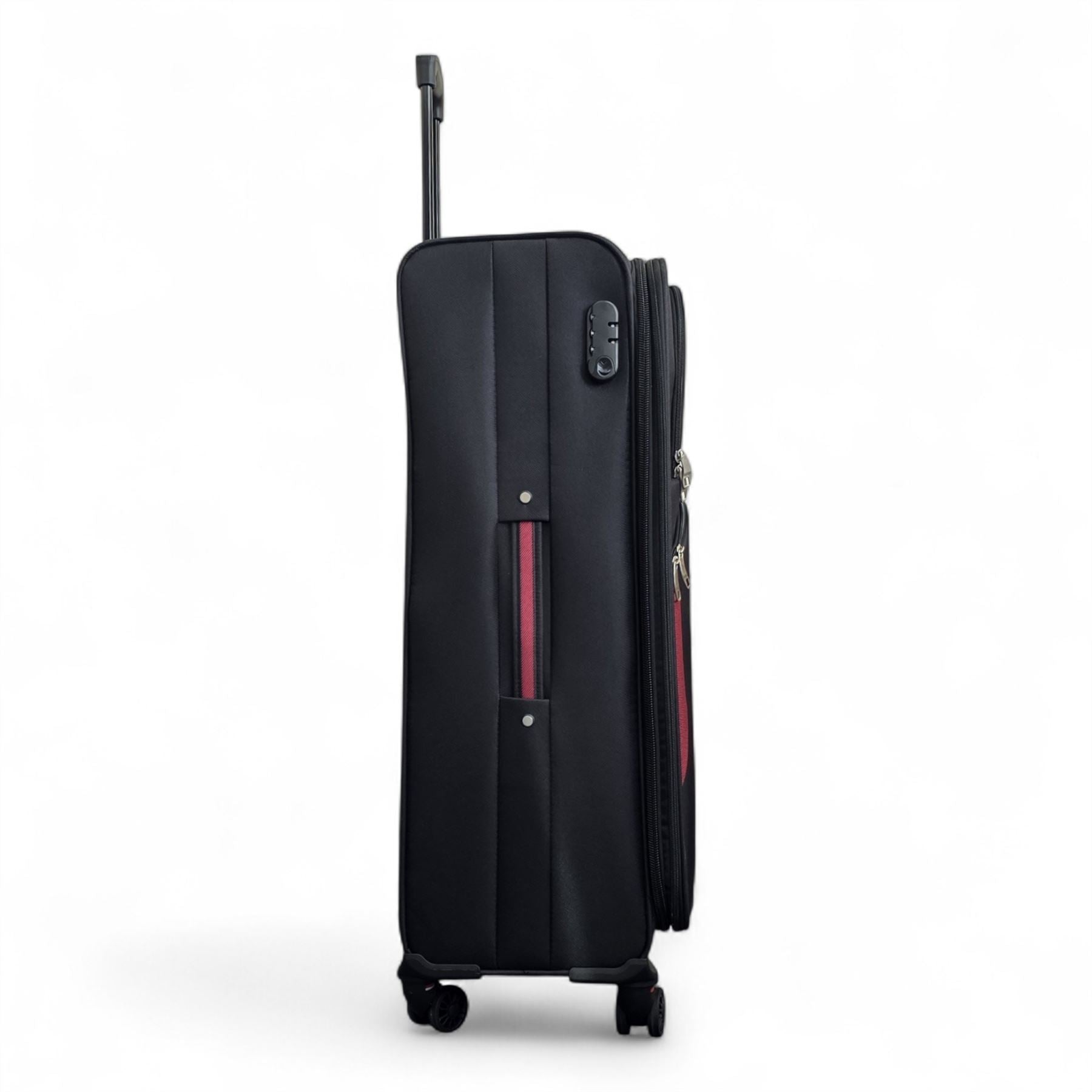 Gosford Large Soft Shell Suitcase in Black