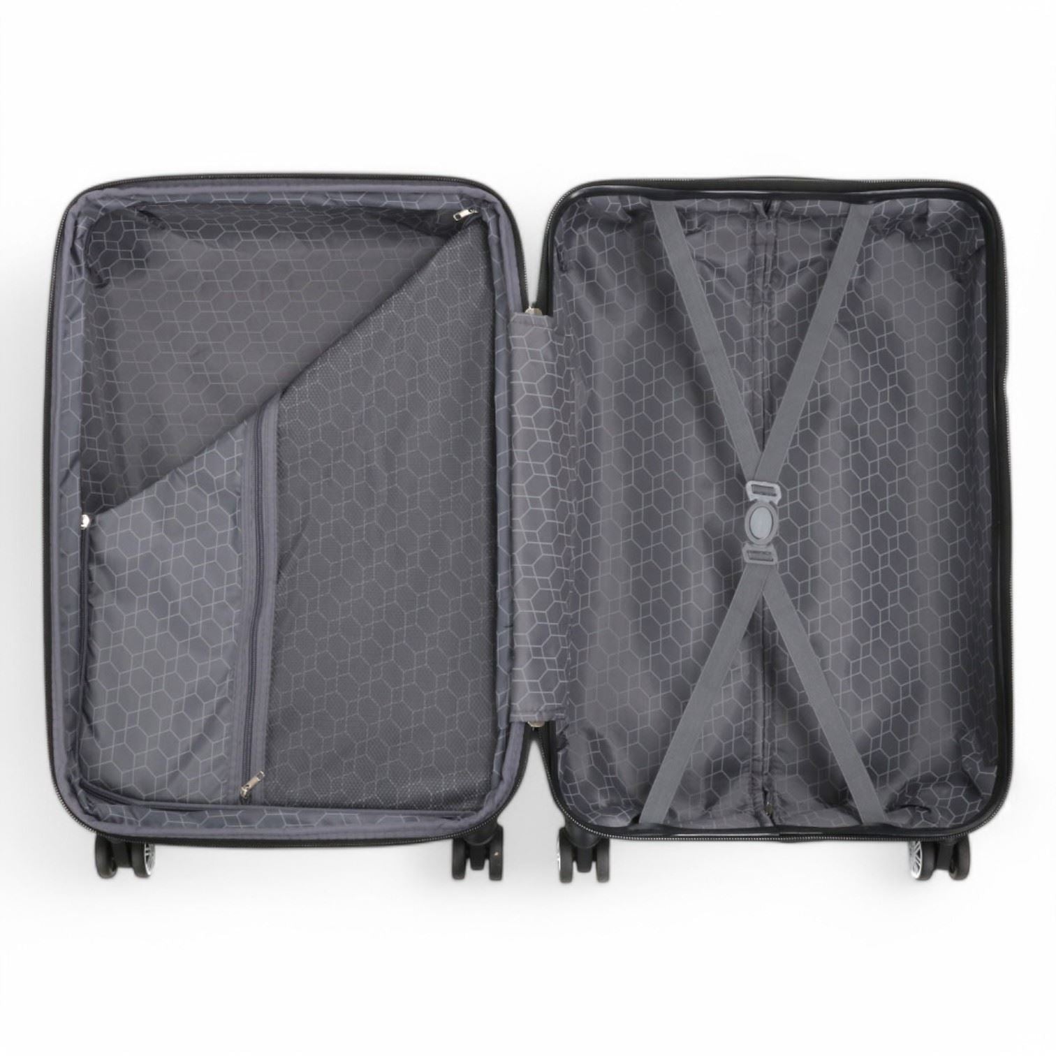 Bega Medium Hard Shell Suitcase in Silver