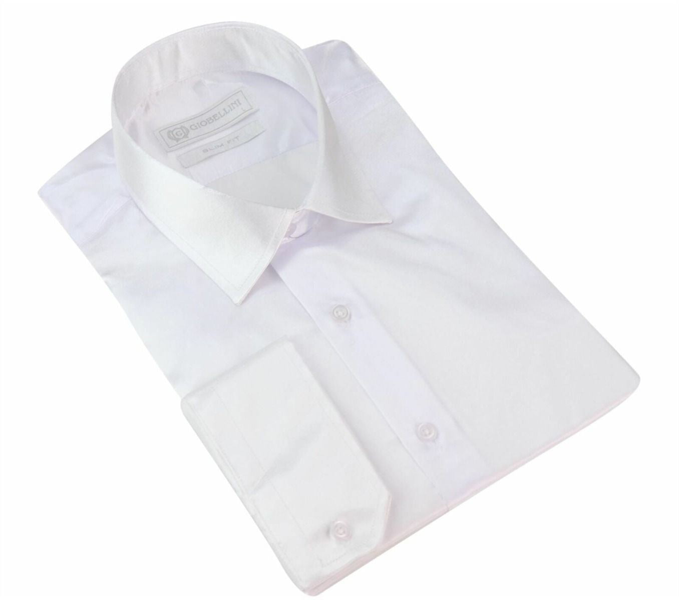 Mens White Satin Silk Shirt Smart Casual Button Down Cuff Tailored Fit