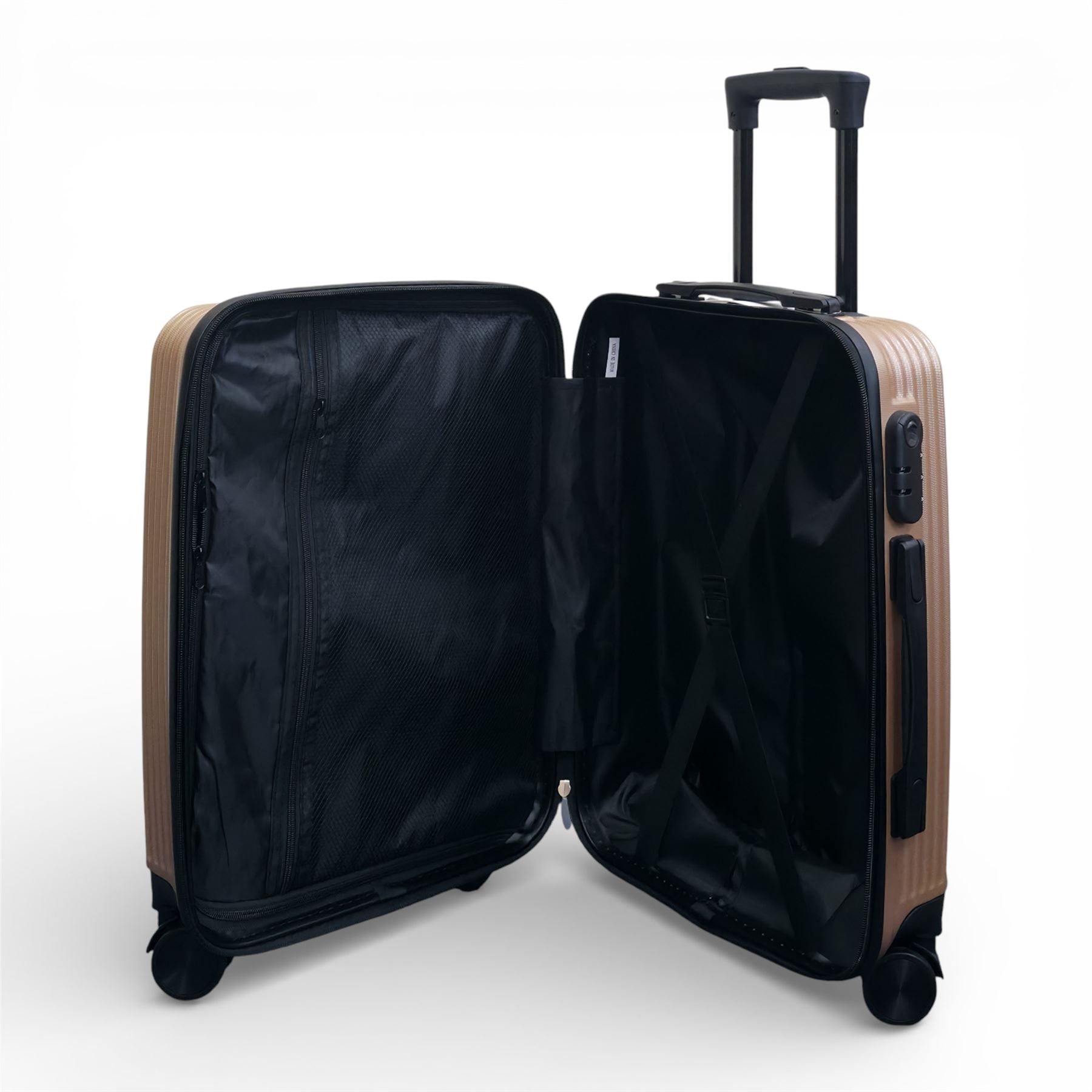 Junee Set of 3 Hard Shell Suitcase in Gold