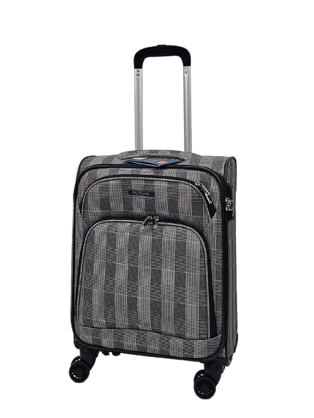 Lightweight Cabin 8 Wheel Luggage Travel Soft Bag