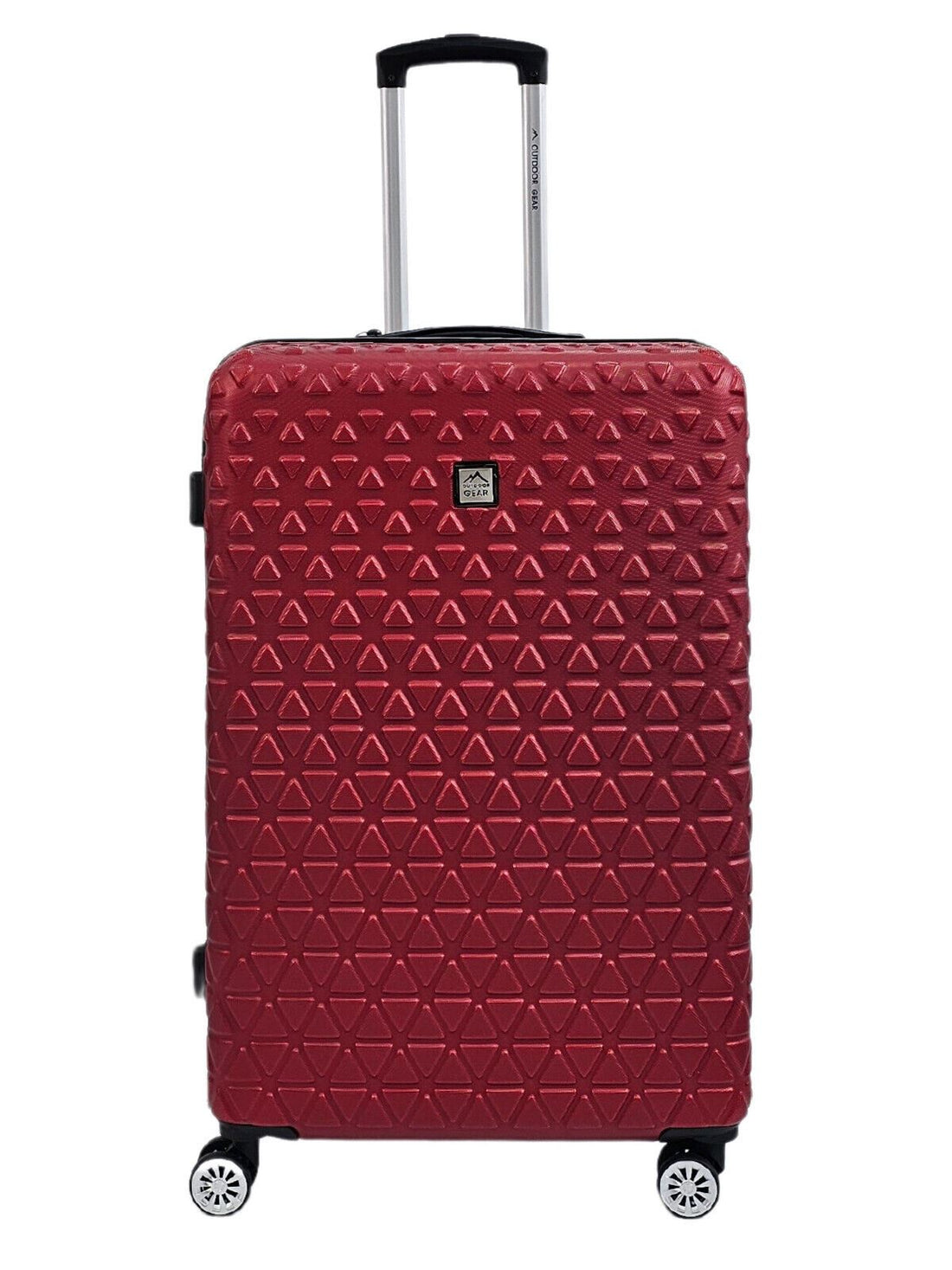 Adamsville Large Hard Shell Suitcase in Burgundy