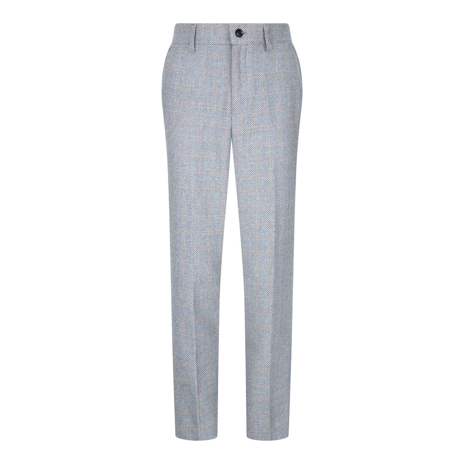 Boys 3 Piece Cream Tweed Check Vintage Retro Suit