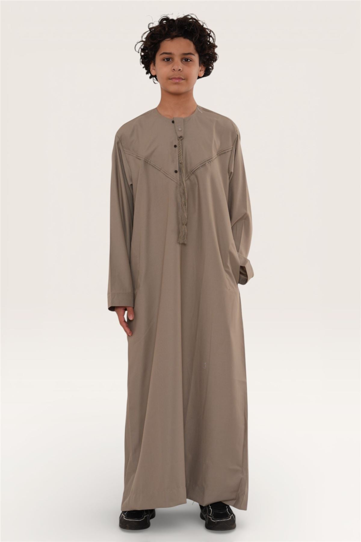 Kids Boys Eid Moroccan Jubba Robe Djellaba Ramadan Eid Thobe - K-HM11