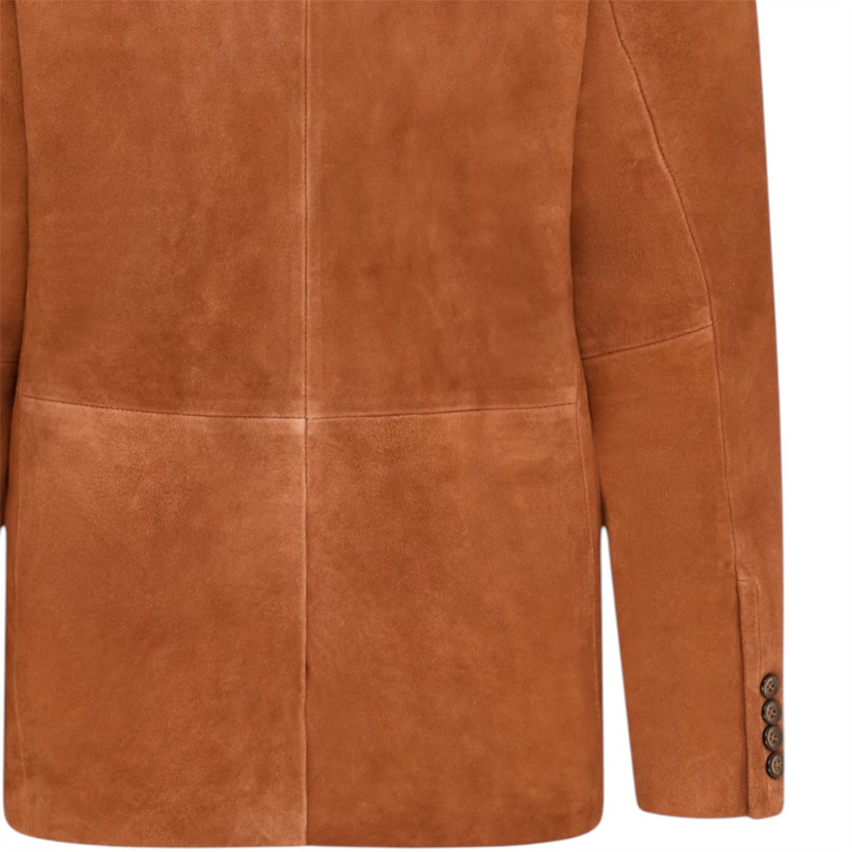 Mens Slim Goat Suede Italian Blazer Jacket-Somero