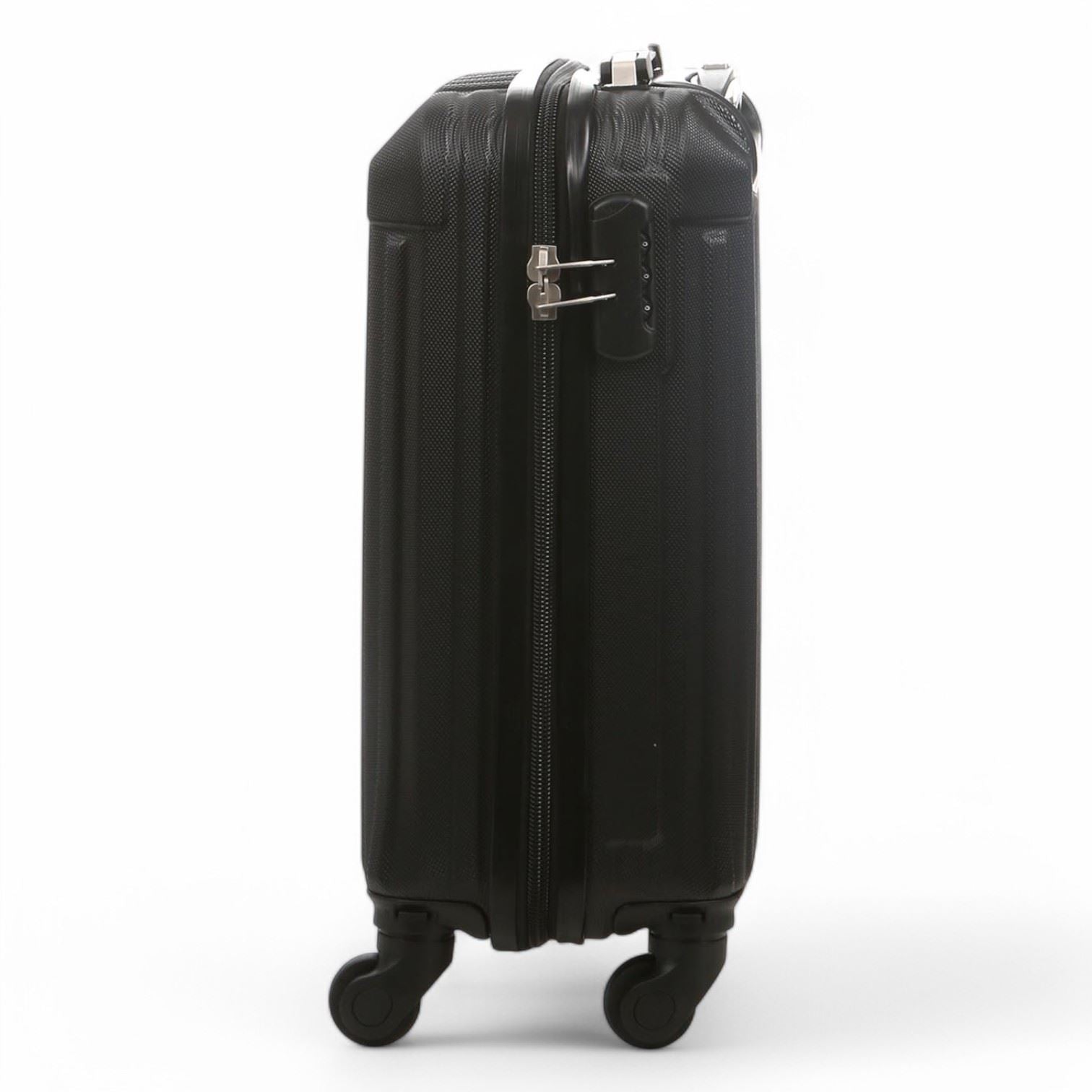 Corowa Underseat Hard Shell Suitcase in Black