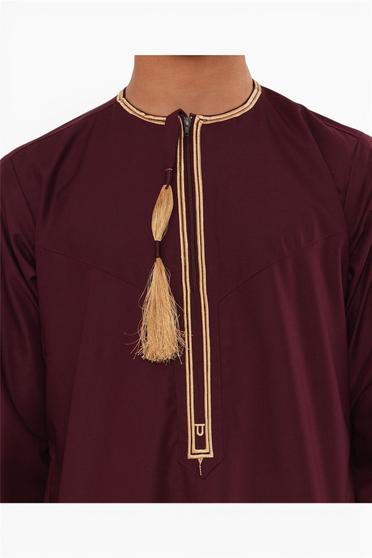 Kids Boys Ramadan Moroccan Thobe Robe Emirati Eid Jubba- TT-003