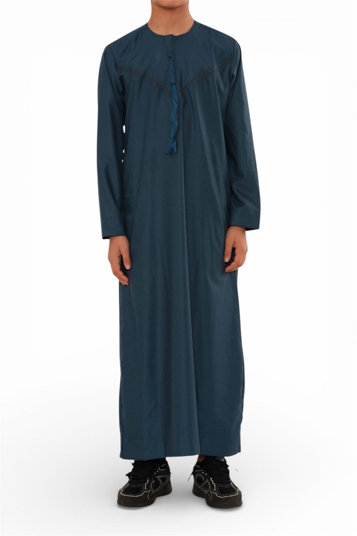 Kids Boys Ramadan Eid Moroccan Jubba Robe Djellaba Thobe - K-TT008