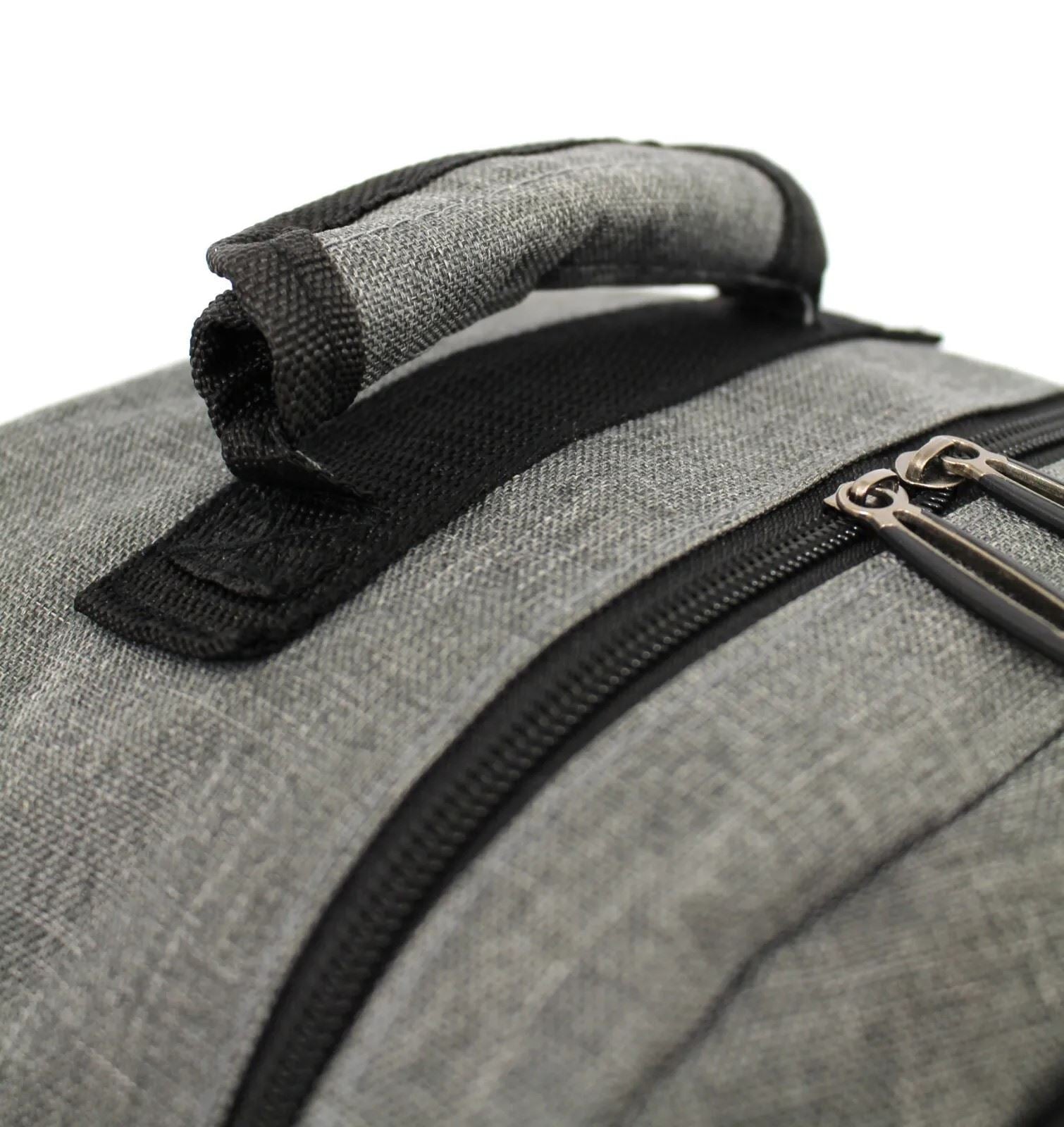 Rucksack Backpack 40x20 x25 cm Underseat Travel Cabin Bag for Easy Jet, Ryanair grey