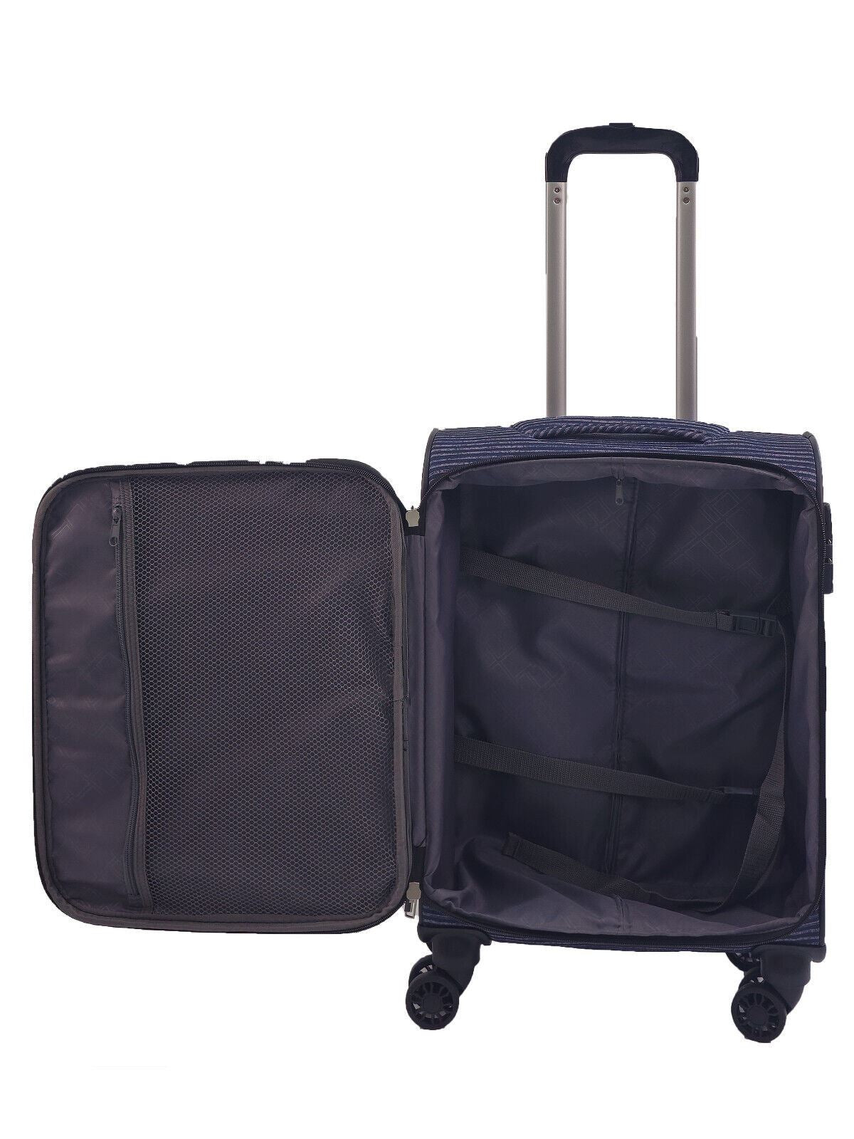 Lightweight Cabin 8 Wheel Luggage Travel Soft Bag