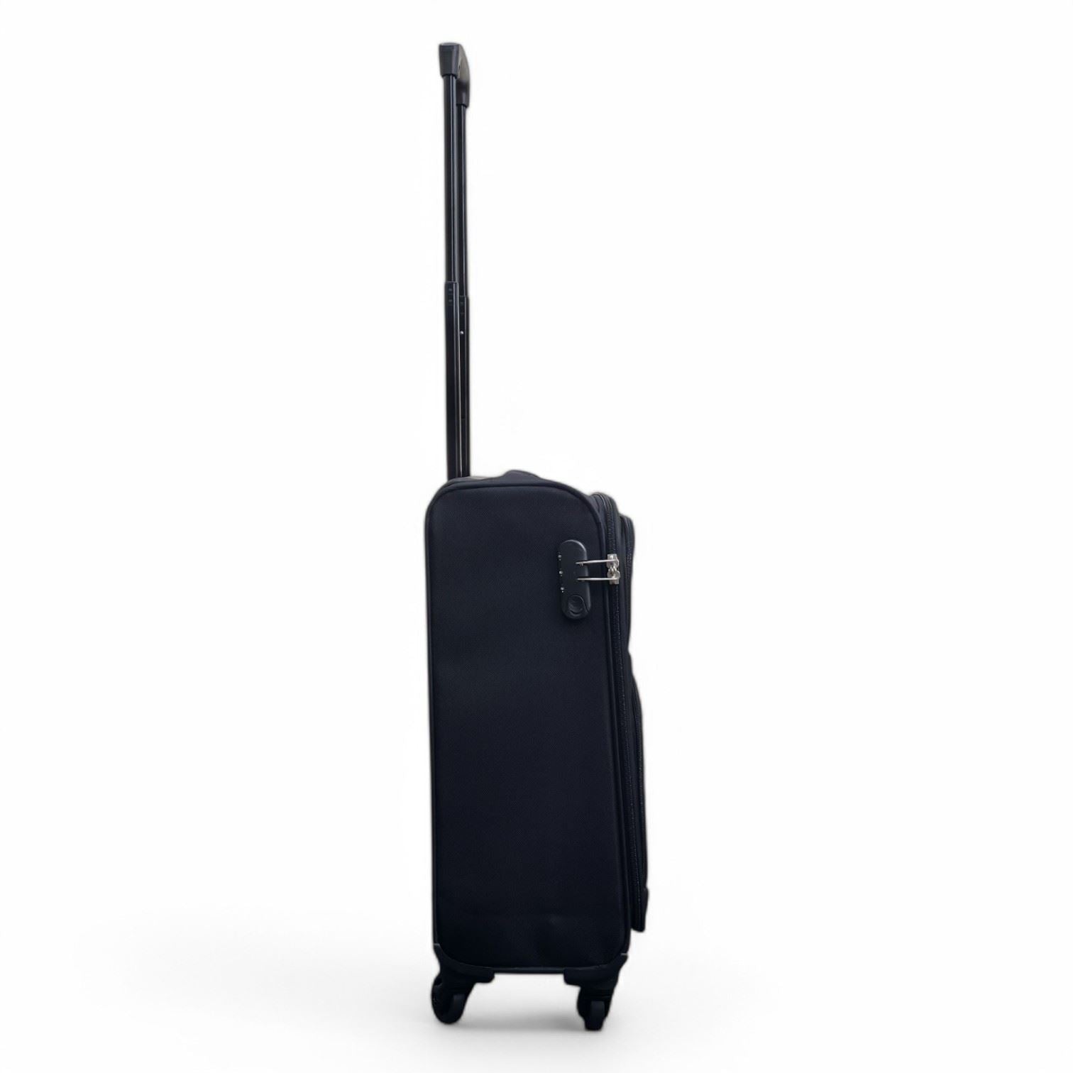 Tahara Cabin Soft Shell Suitcase in Black