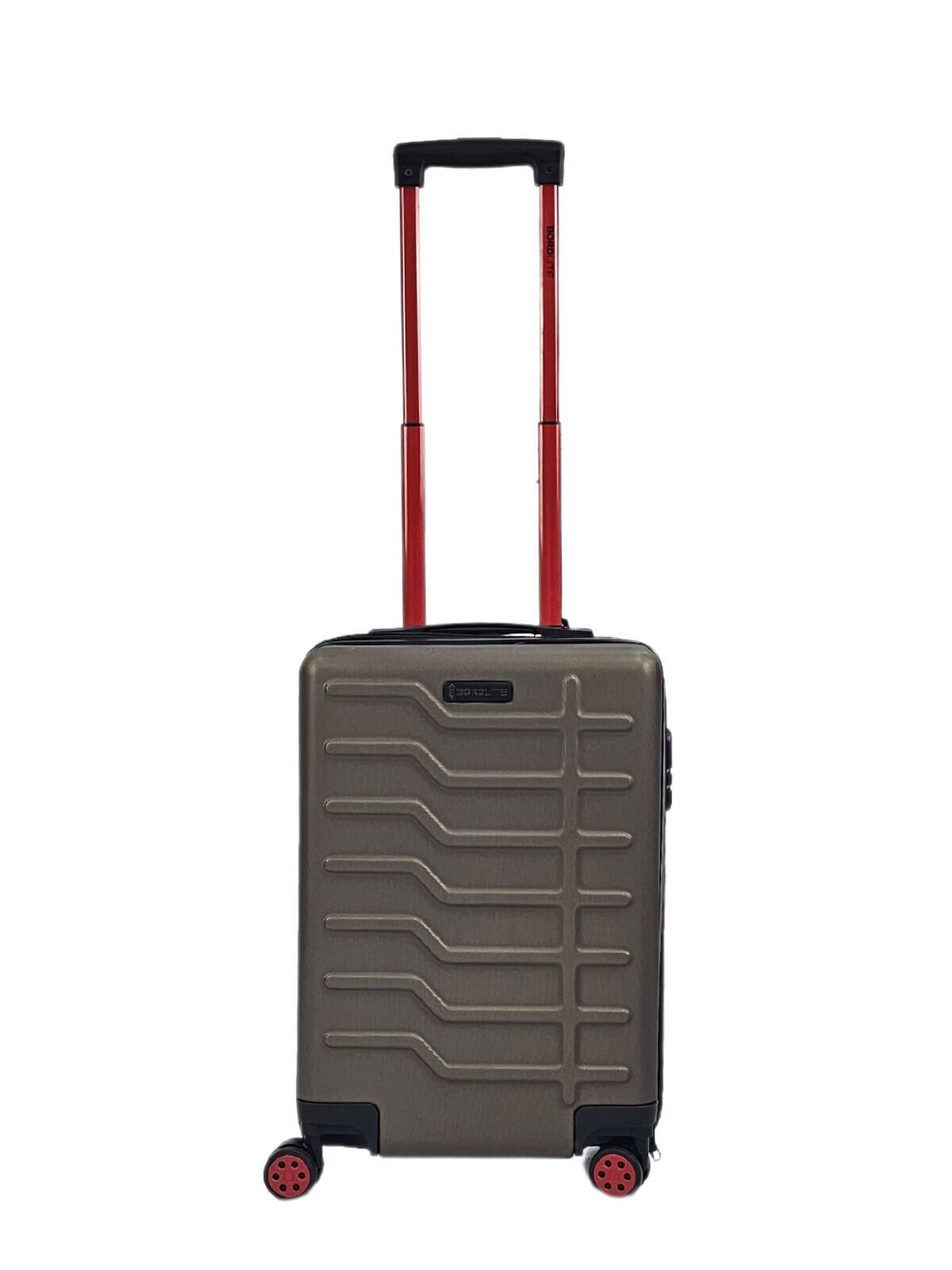 Grey Hard Shell Classic Suitcase Set 8 Wheel Cabin Luggage Case Holiday Travel