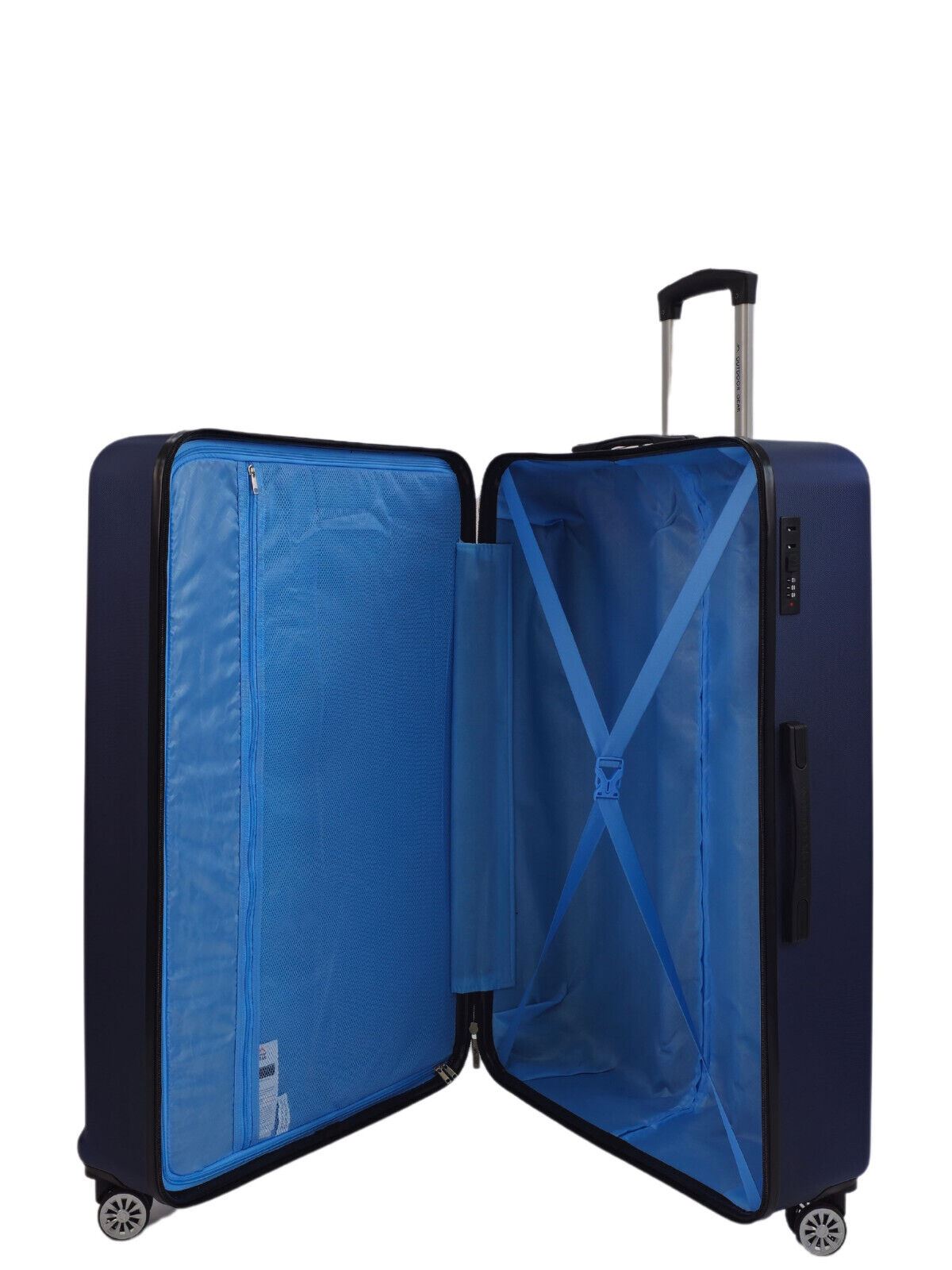Albertville Extra Large Hard Shell Suitcase in Blue
