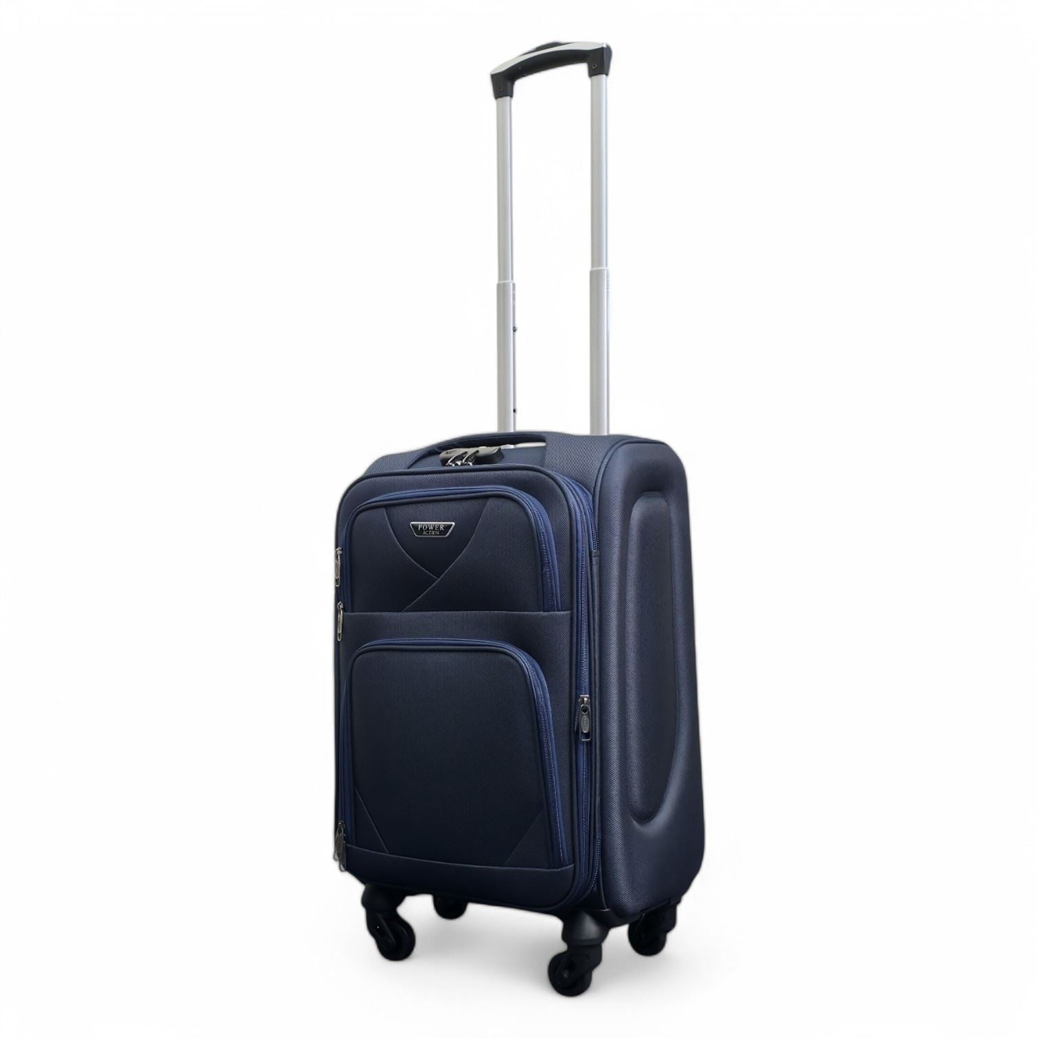 Nagoya Cabin Soft Shell Suitcase in Navy