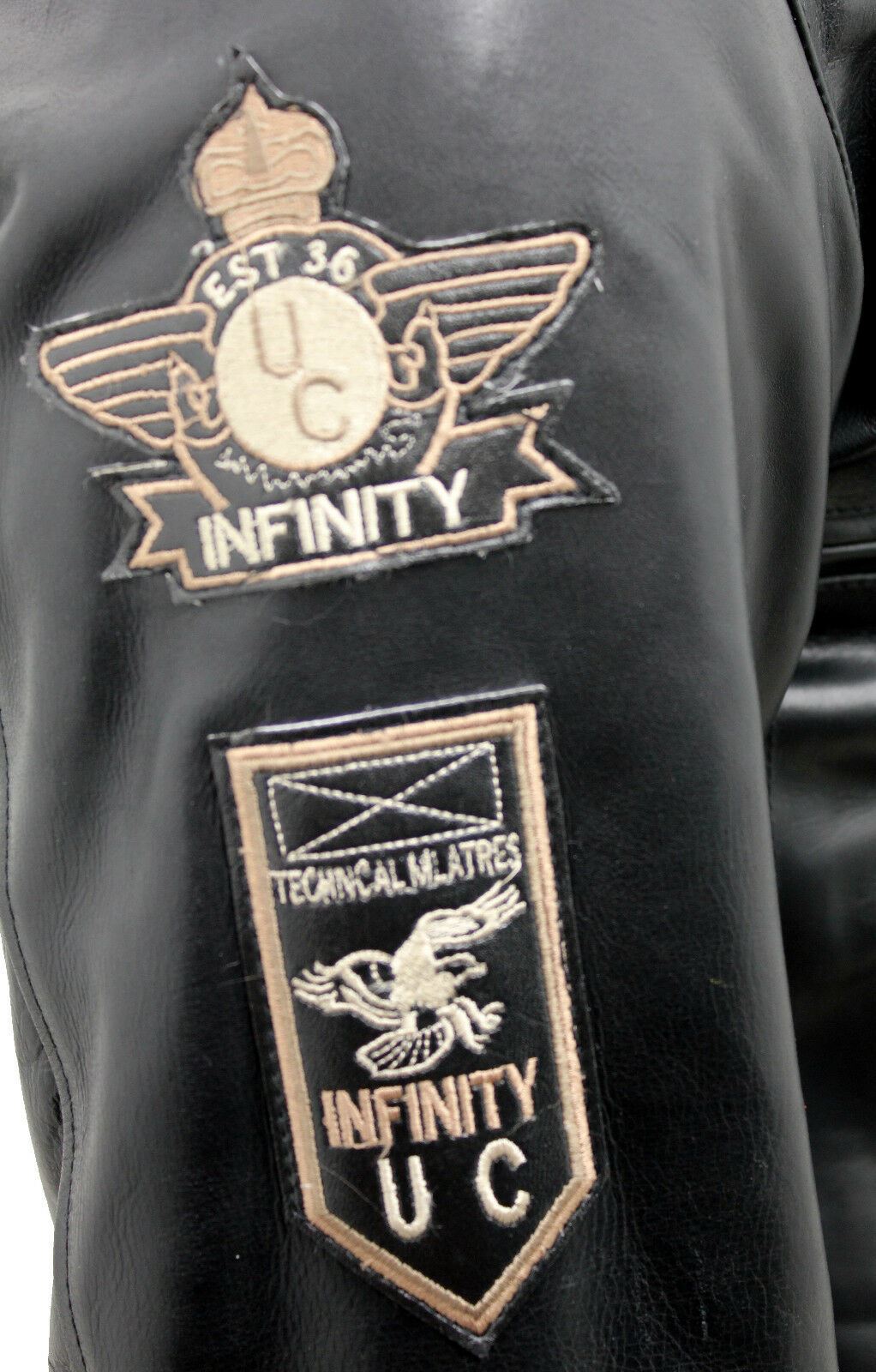 Mens US Badged Air Force Bomber Jacket-Clare