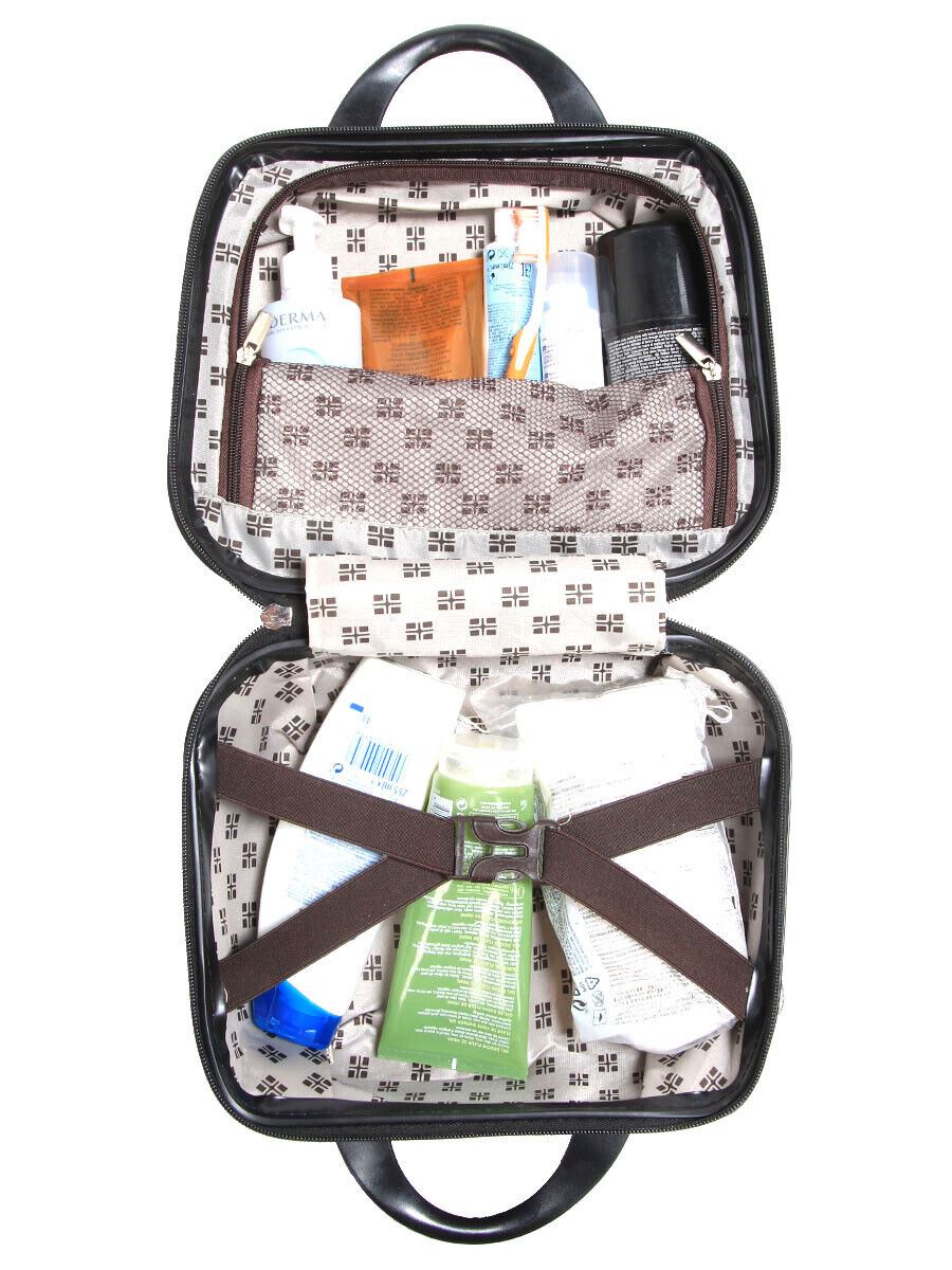 Hard Shell Printed Dual 4 Wheel Luggage Suitcase