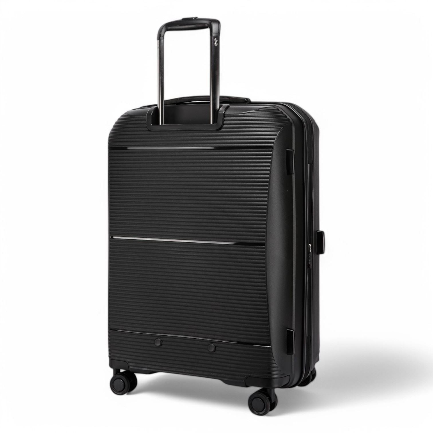 Abiko Large Hard Shell Suitcase in Black