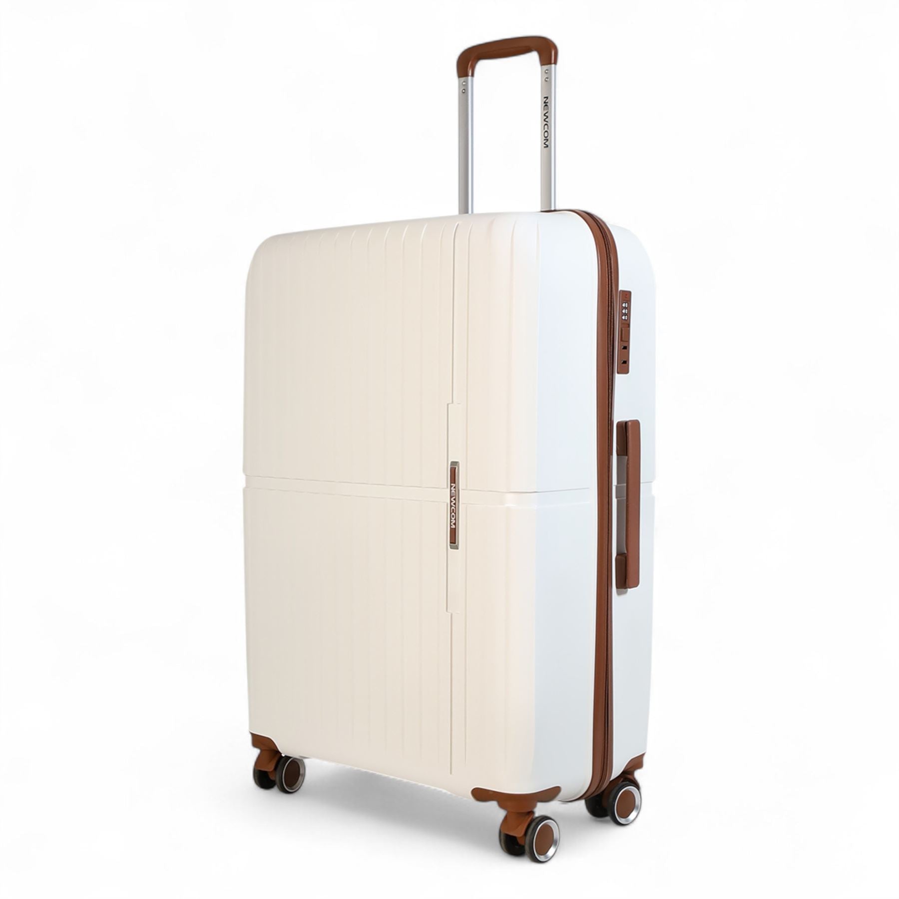 Corowa Medium Hard Shell Suitcase in White