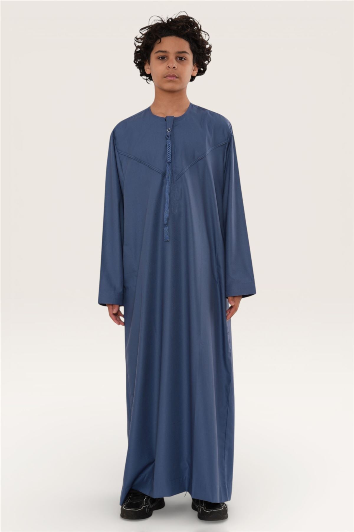 Kids Boys Eid Moroccan Jubba Robe Djellaba Ramadan Eid Thobe - K-HM11
