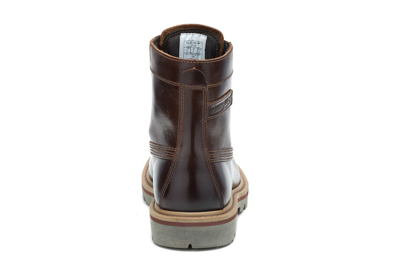CAT (Caterpillar) Colorado Grader Waterproof Brown Leather Boots
