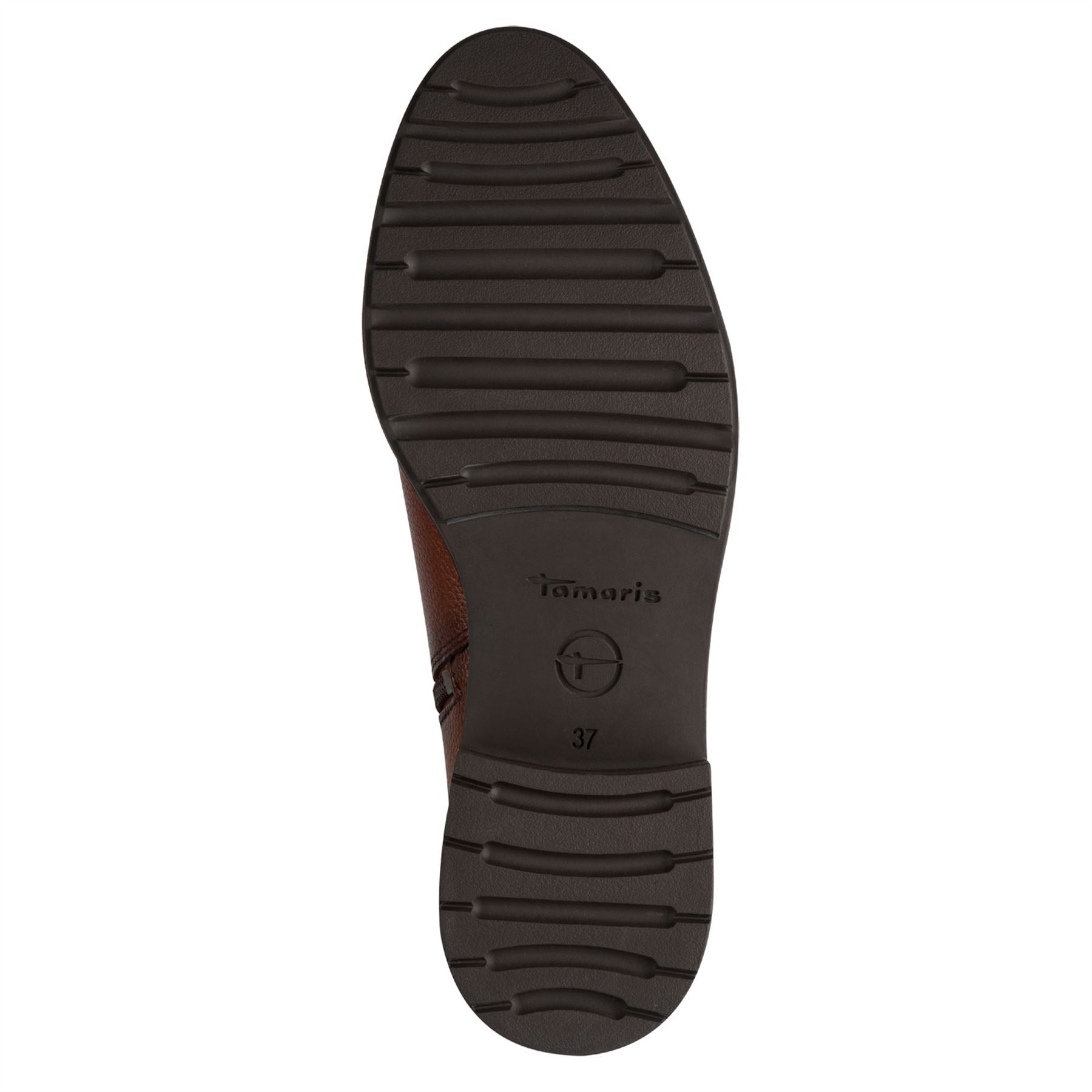 Tamaris Womens Cognac Brown Tan Leather Knee High Riding Boots