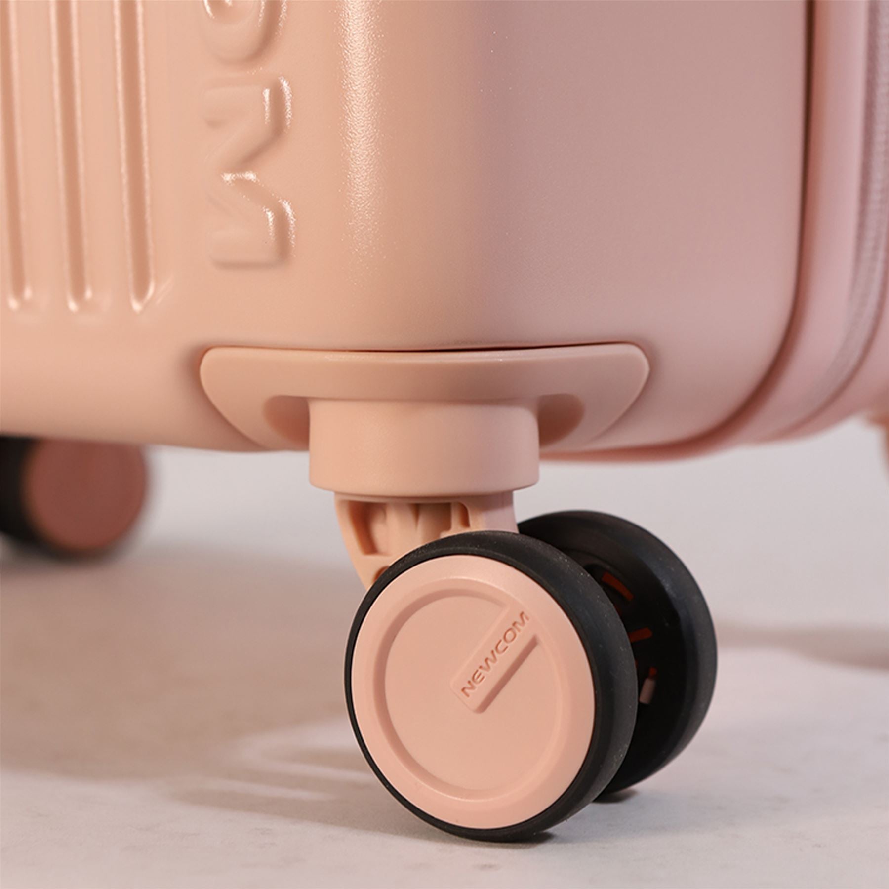 Hard Shell Cabin 44 x 22 x 38 cm Pink TSA Secure Luggage Suitcase Suitable for Easyjet, Ryanair
