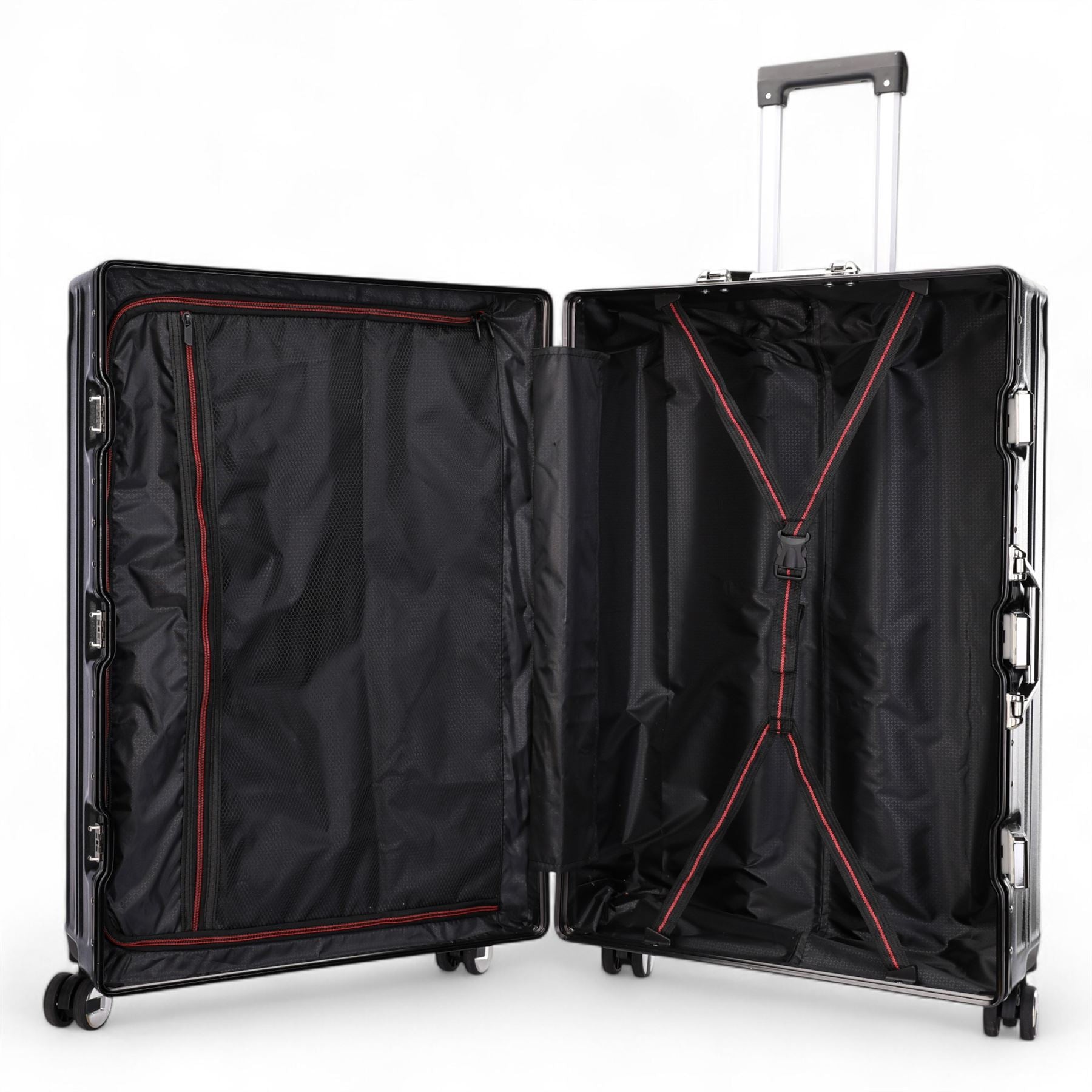 Airdrie Medium Hard Shell Suitcase in Charcoal Black