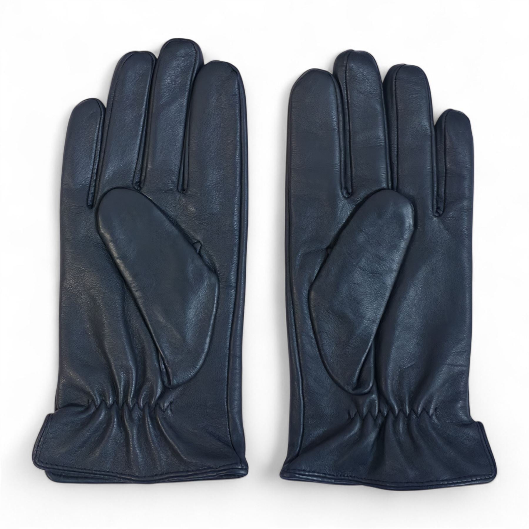 Men’s Italian Leather Warm Wool Lining Winter Gloves - M-LGV-305