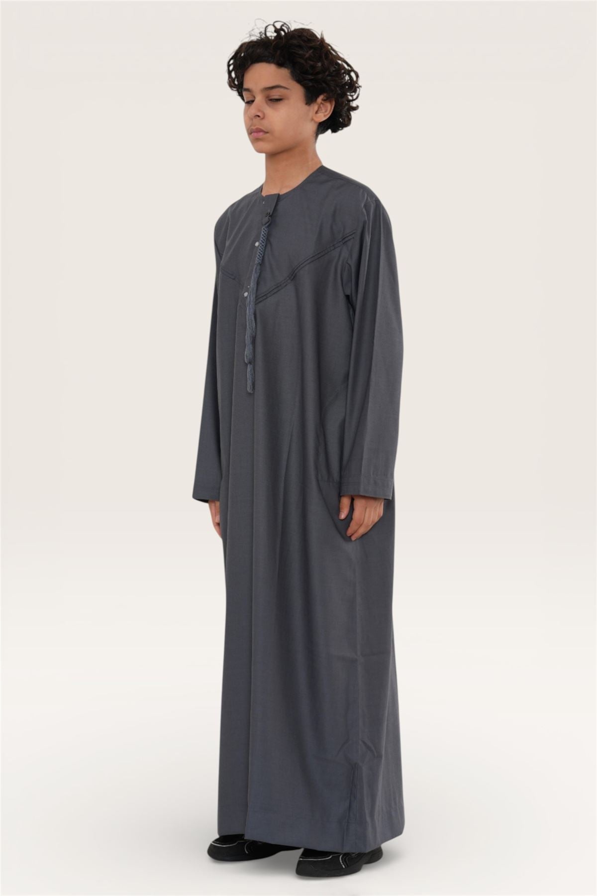 Kids Boys Eid Moroccan Jubba Robe Djellaba Ramadan Eid Thobe - K-HM11