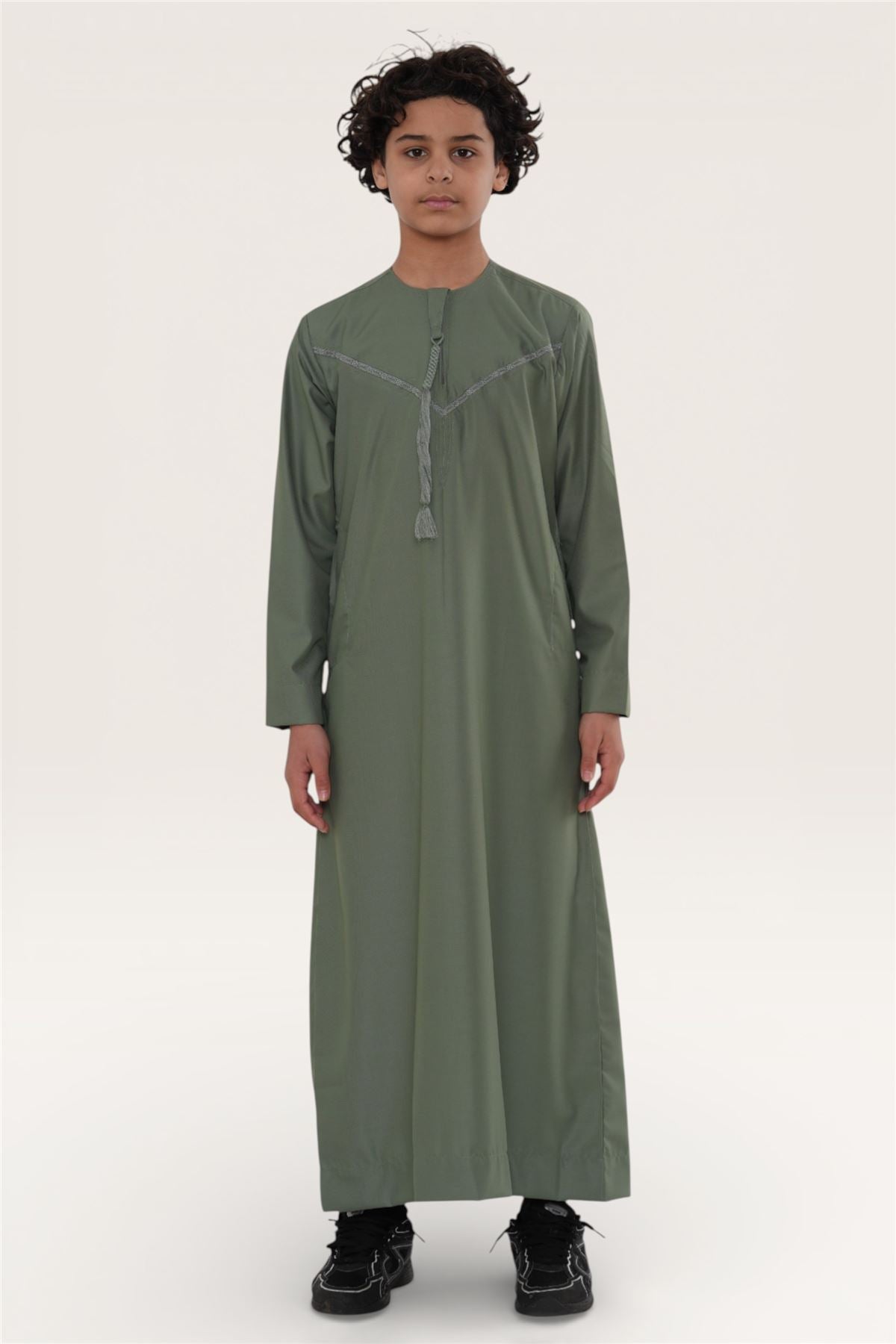 Kids Boys Ramadan Eid Moroccan Jubba Robe Djellaba Thobe - K-TT008