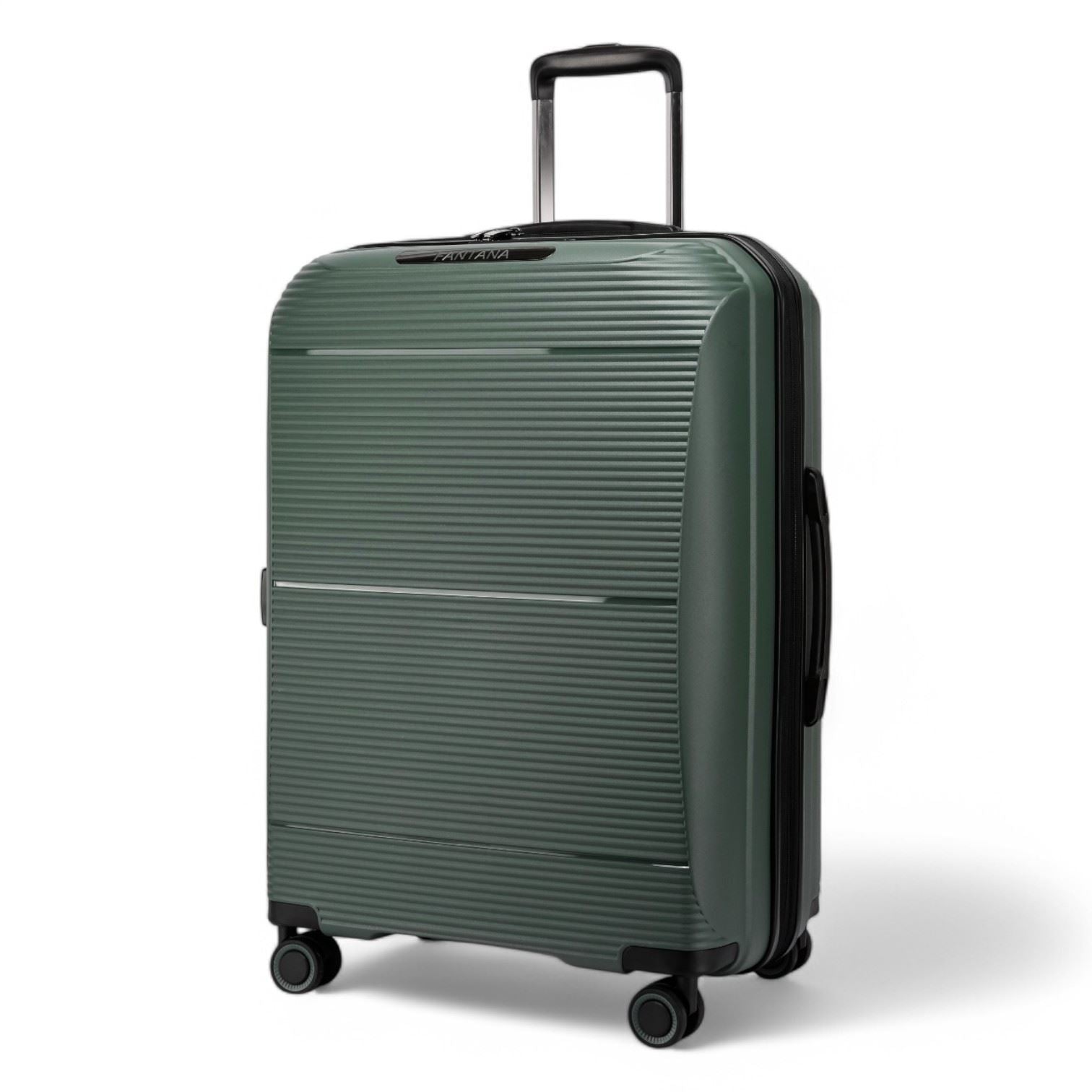 Abiko Large Hard Shell Suitcase in Olive