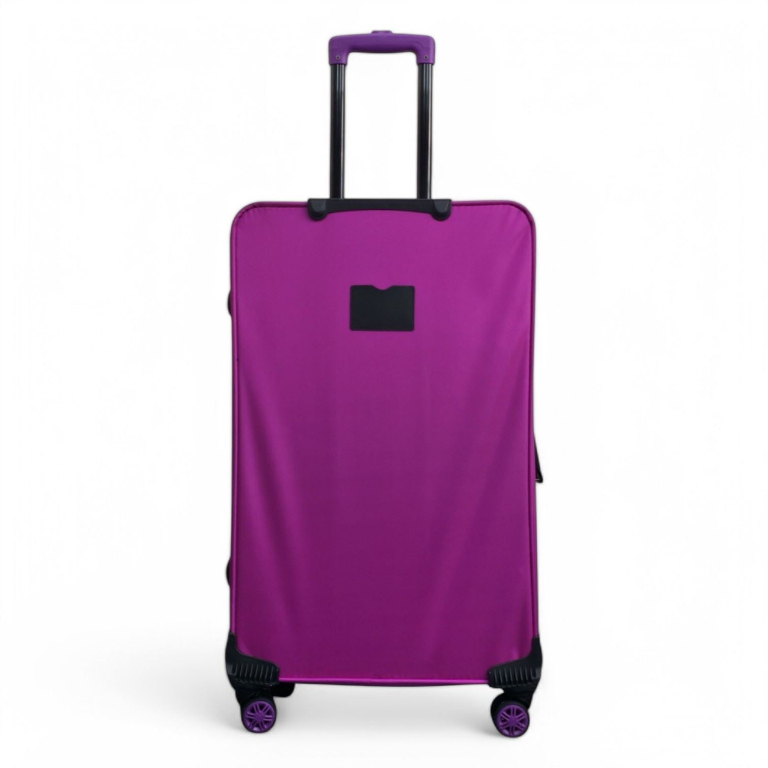 Handa Large Soft Shell Suitcase in Pink