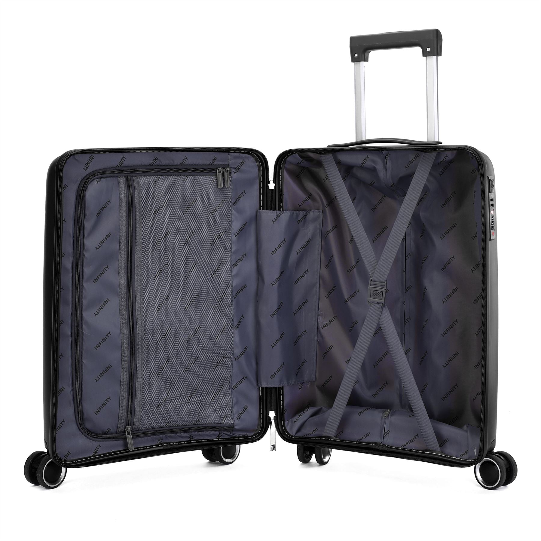 Burnaby Cabin Hard Shell Suitcase in Black