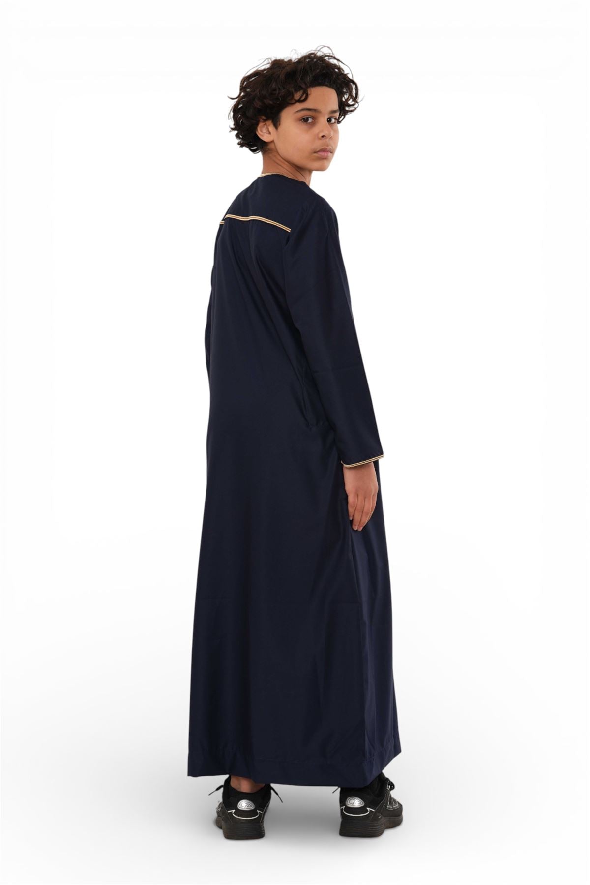 Kids Boys Ramadan Moroccan Thobe Robe Emirati Eid Jubba- TT-003