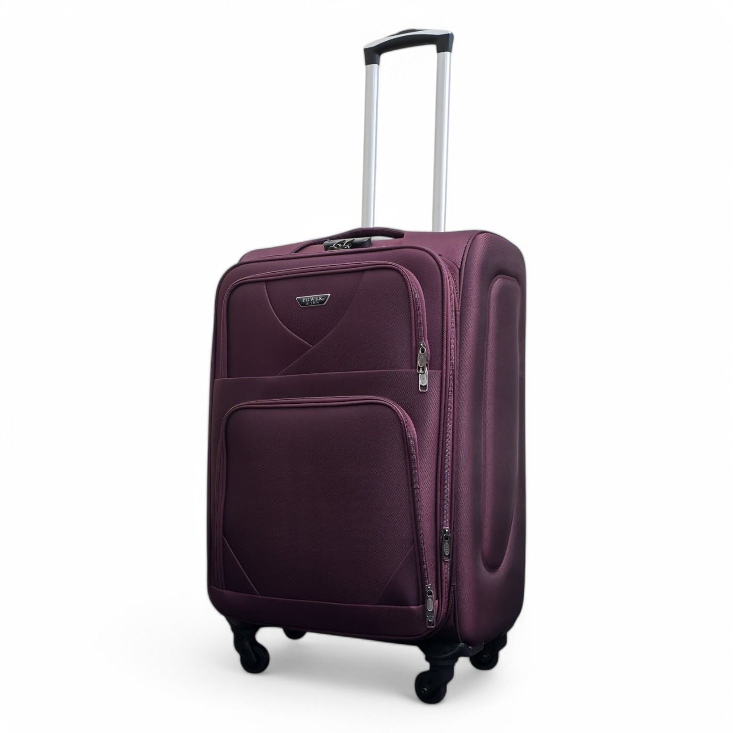 Nagoya Medium Soft Shell Suitcase in Purple