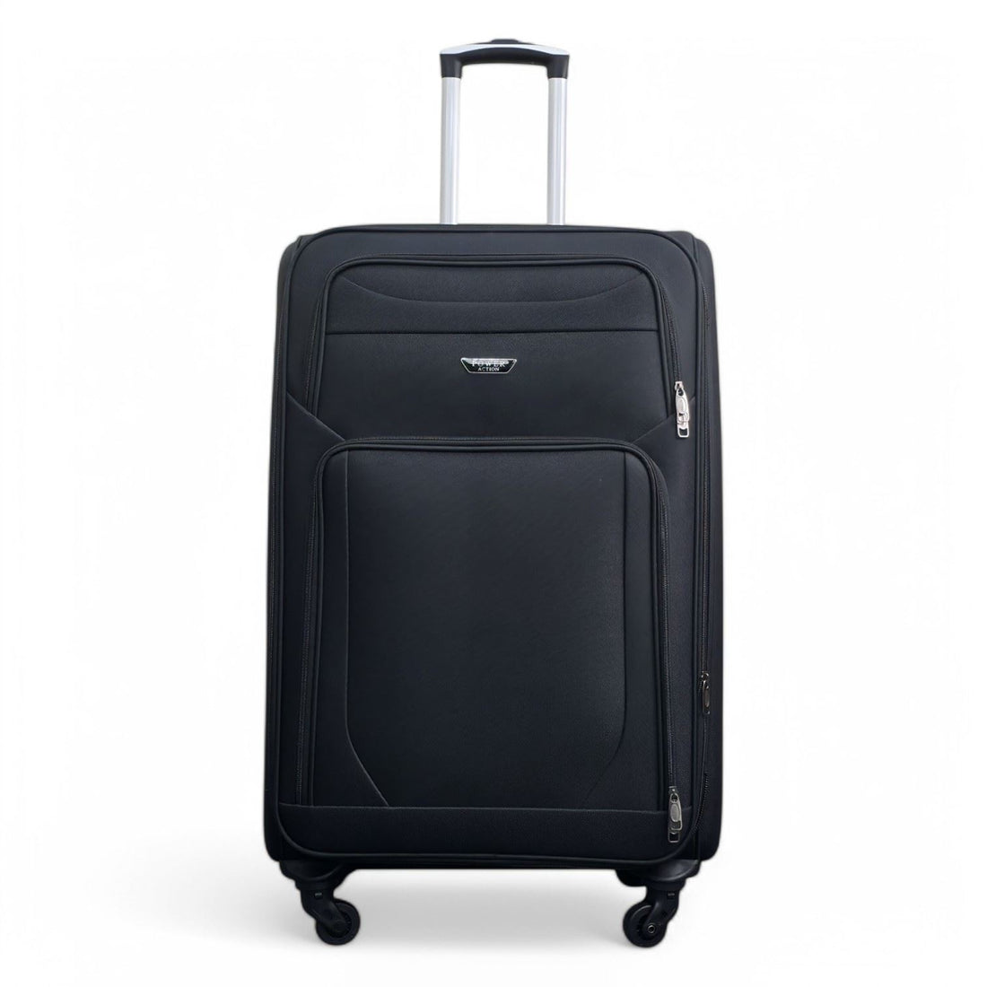 Nagoya Large Soft Shell Suitcase in Black